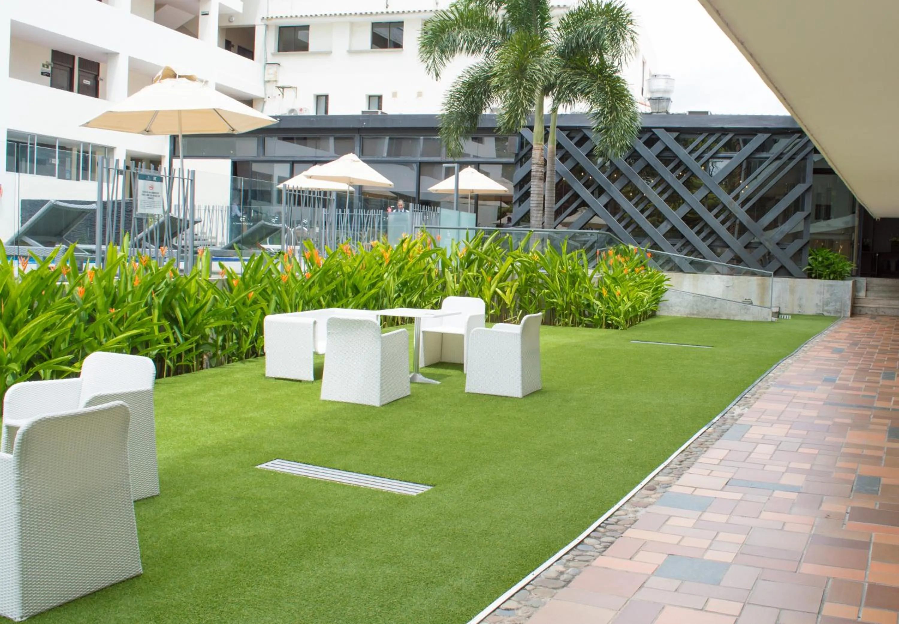 Garden in Hotel CasaBlanca Cucuta