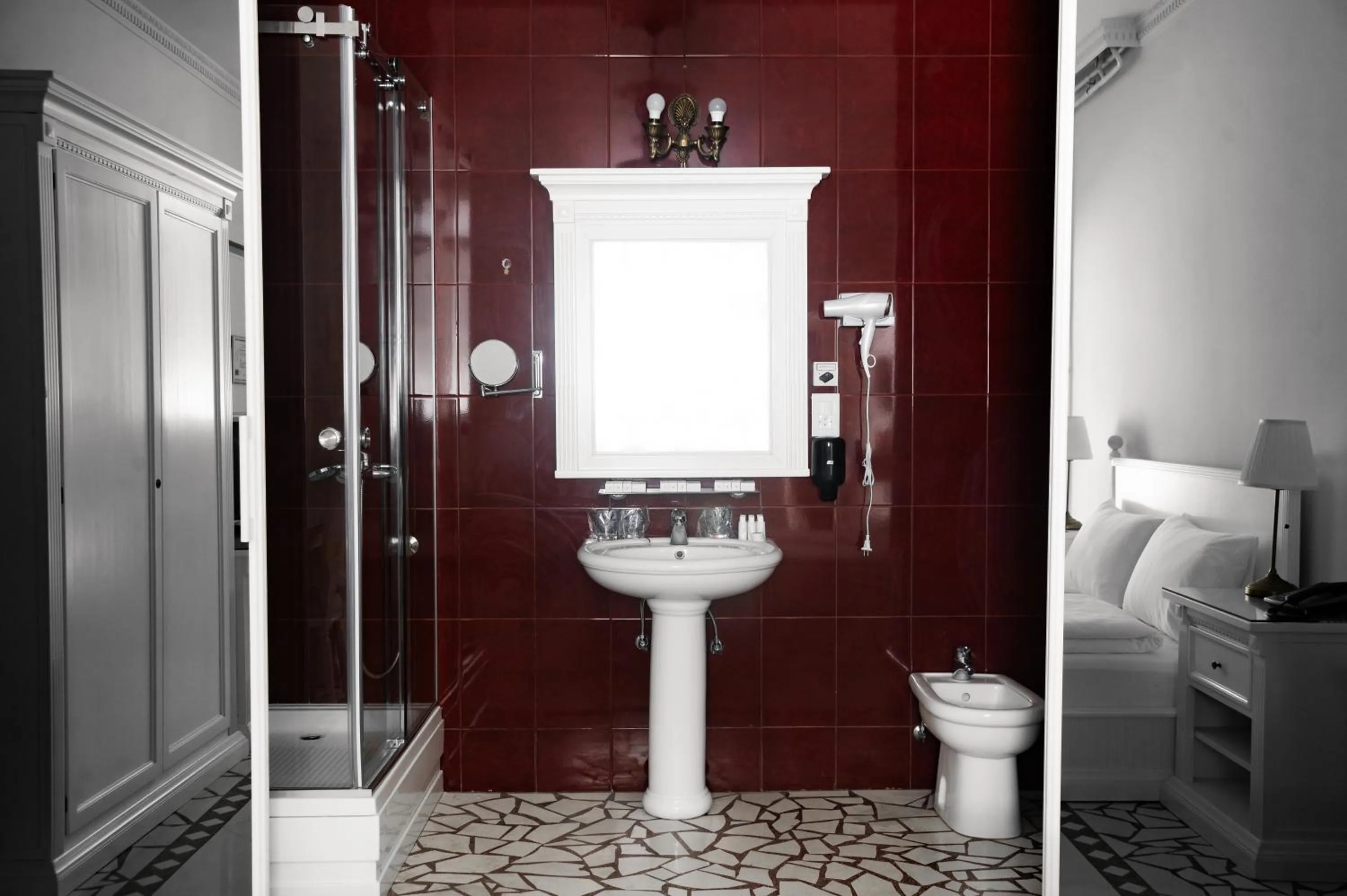 Bathroom in Garni Hotel Helvetia