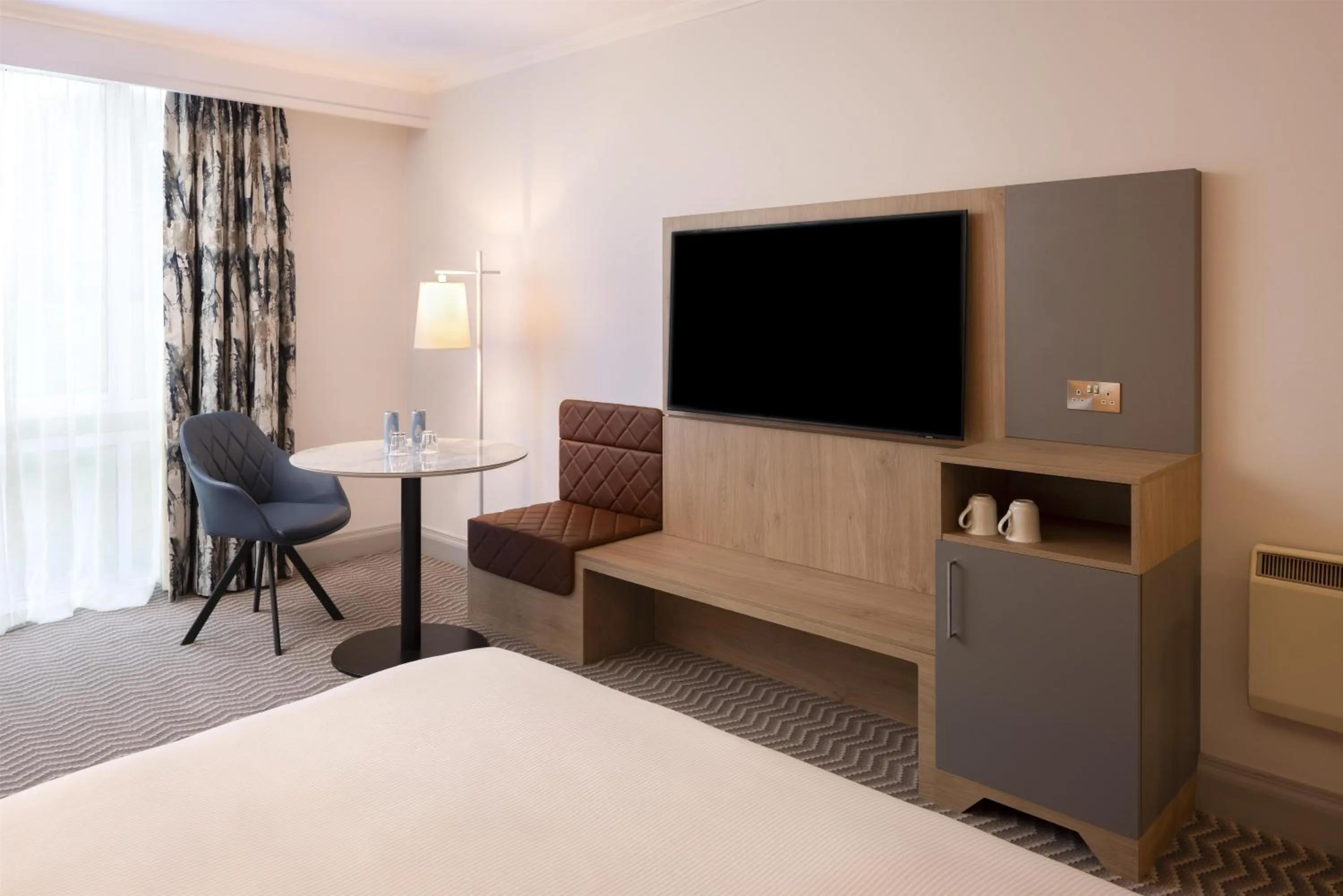 Bed in Hilton Northampton Hotel