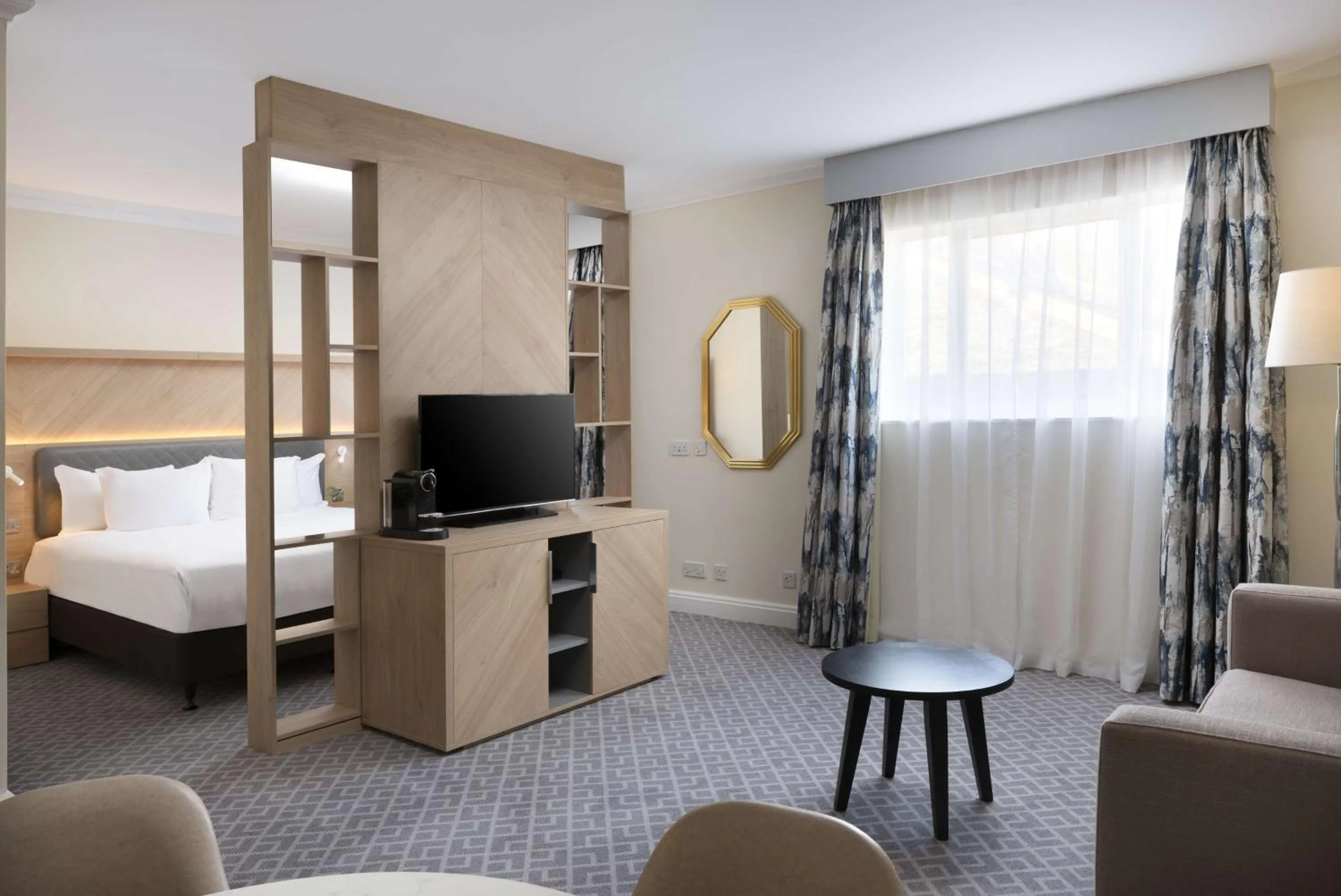 Bed in Hilton Northampton Hotel