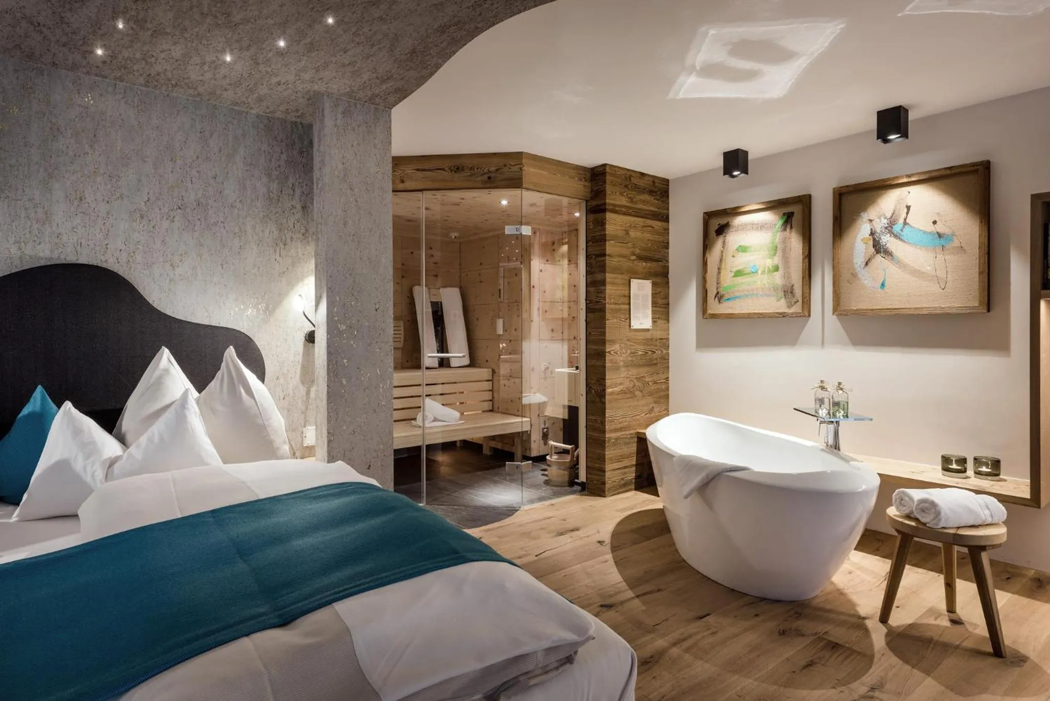 Sauna, Bed in Das.Goldberg