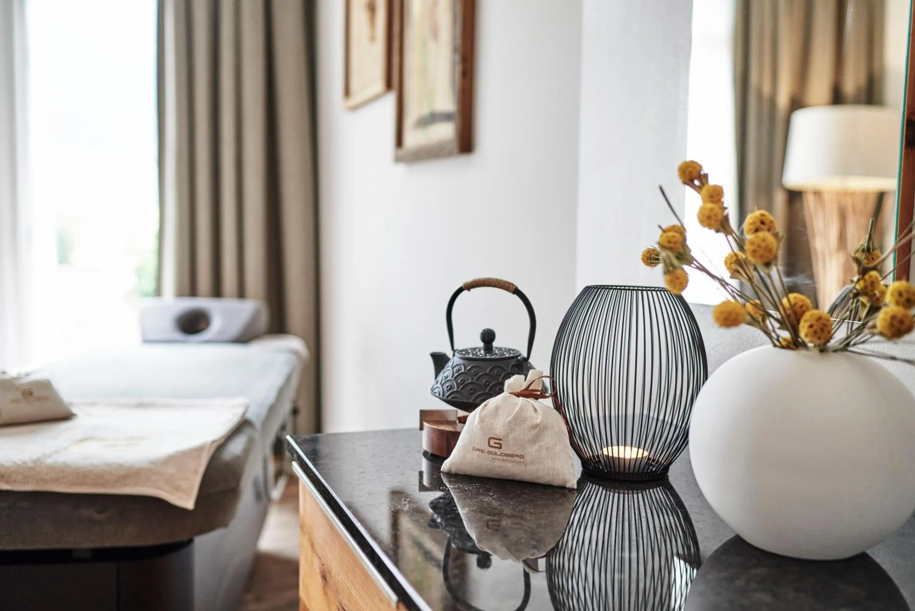 Spa and wellness centre/facilities, Bed in Das.Goldberg