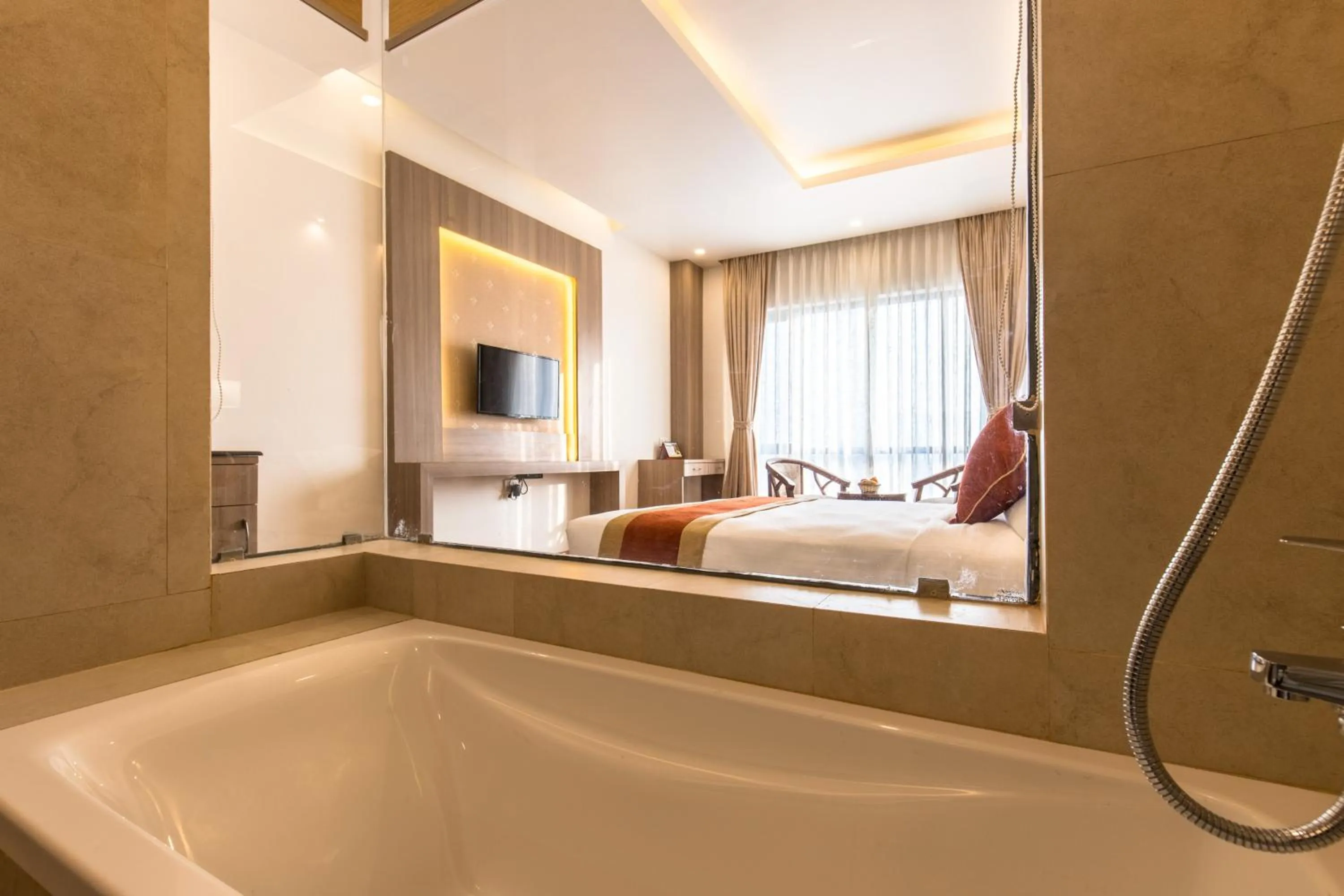 Bathroom, Bed in Landmark Kathmandu