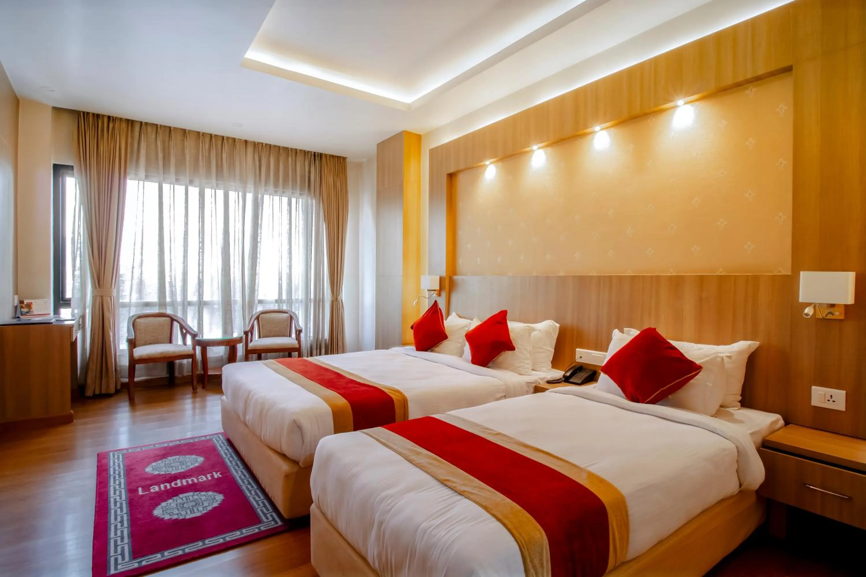 Bedroom, Bed in Landmark Kathmandu