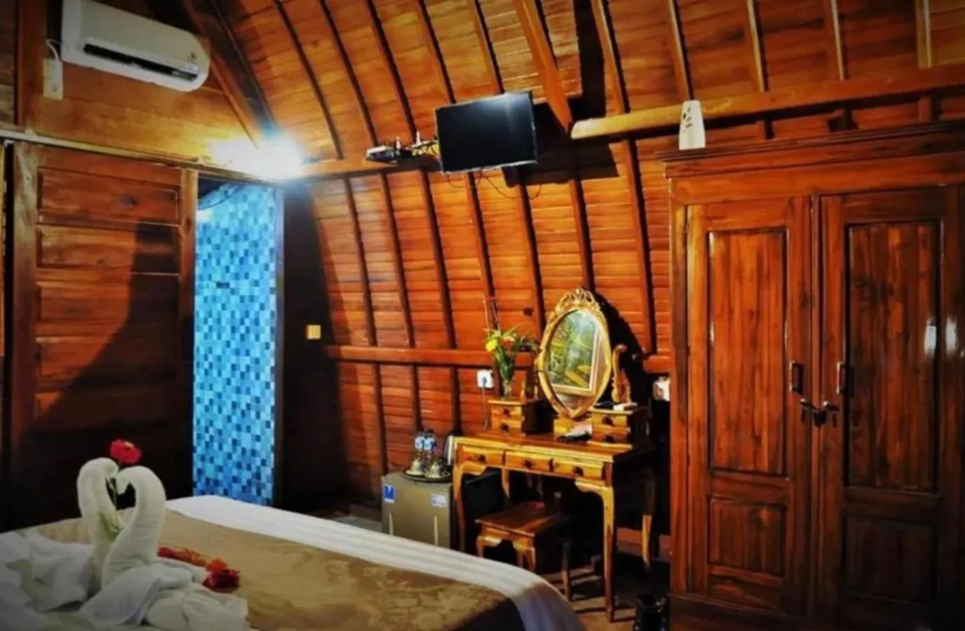 Bedroom in The Peace Arta Bungalow