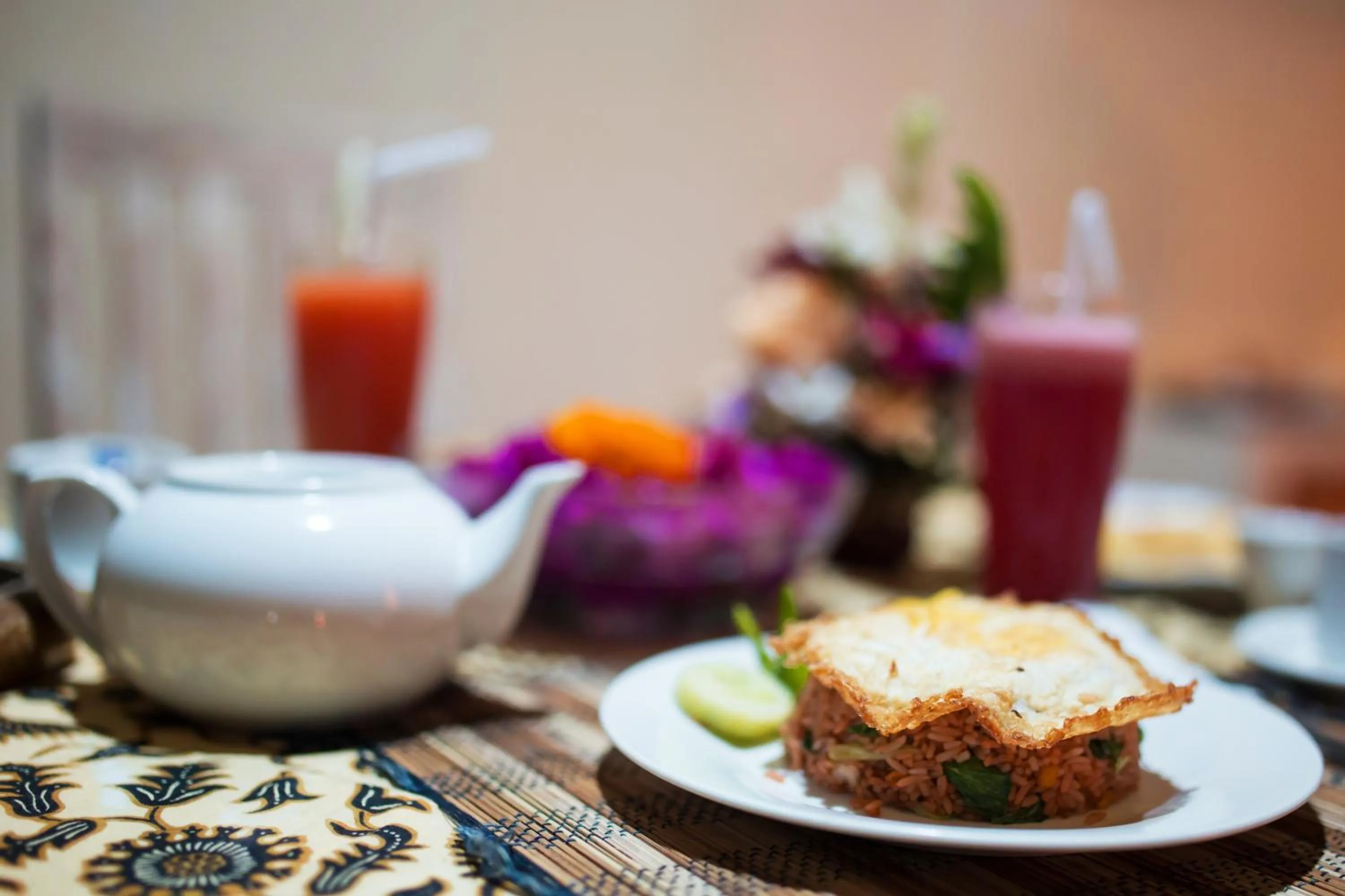 Breakfast in Asri Sari Ubud Villa & Resort