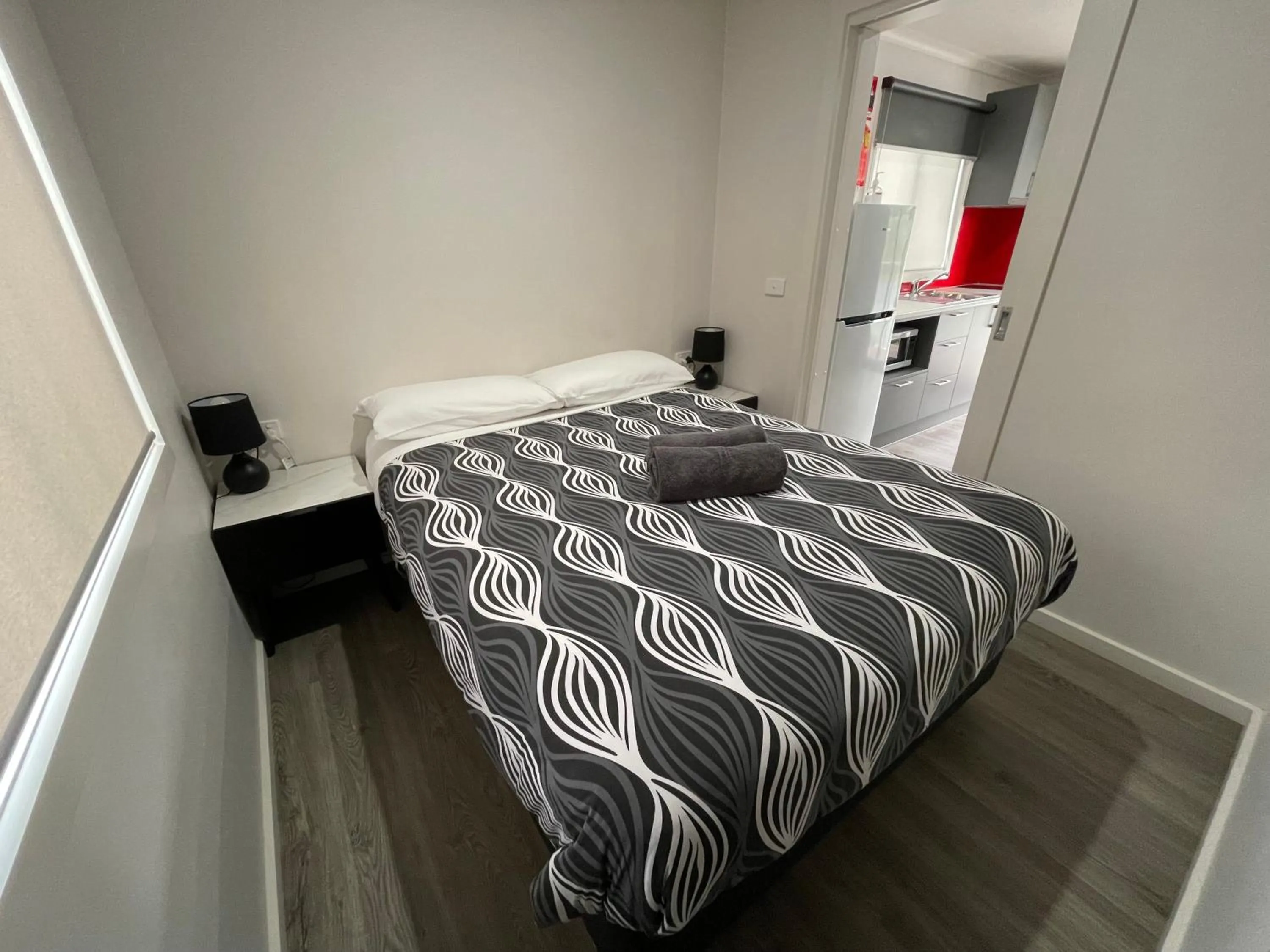 Bedroom, Bed in Acacia Caravan Park & Holiday Units