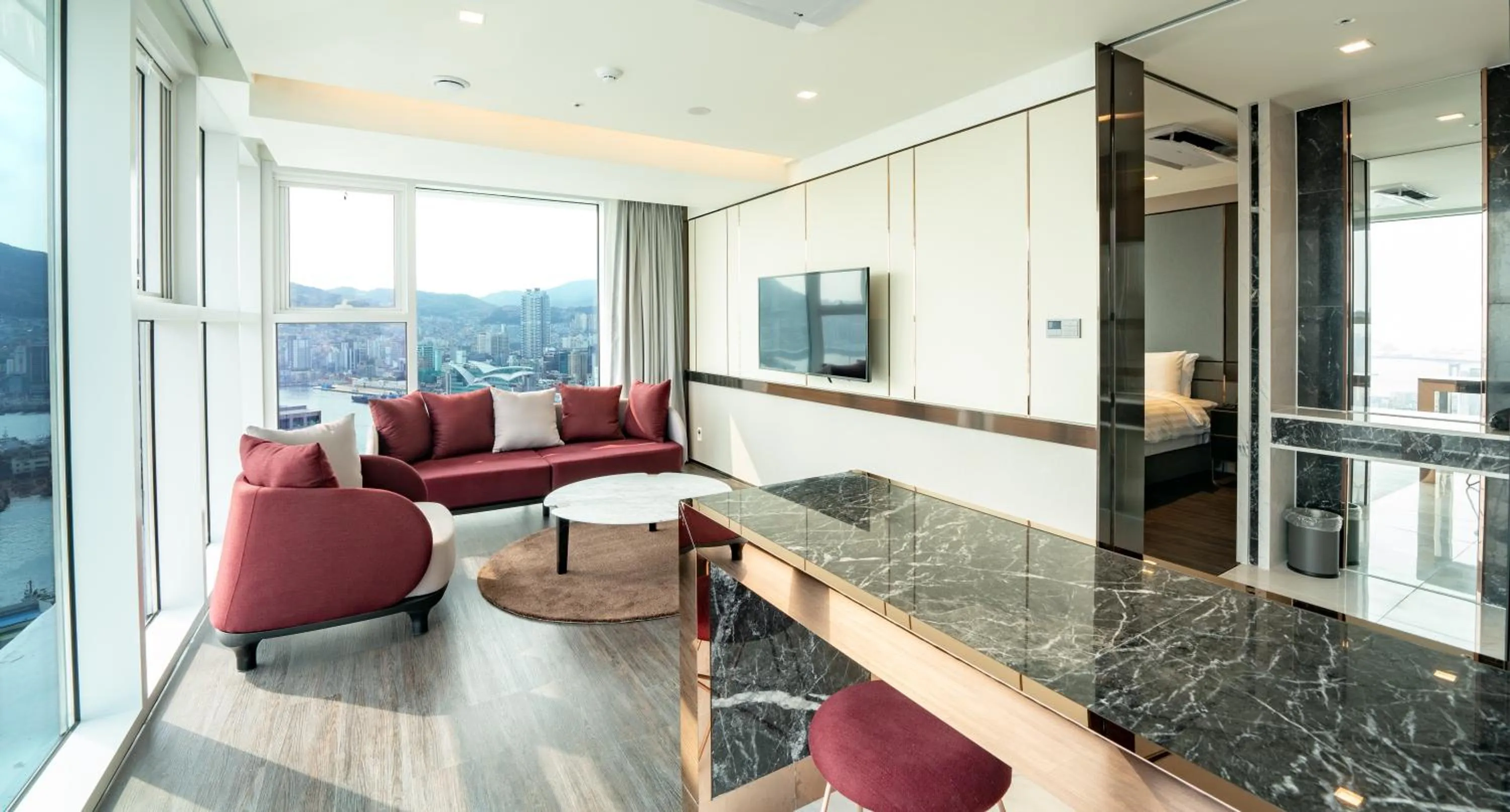 Living room in Lavalse Hotel