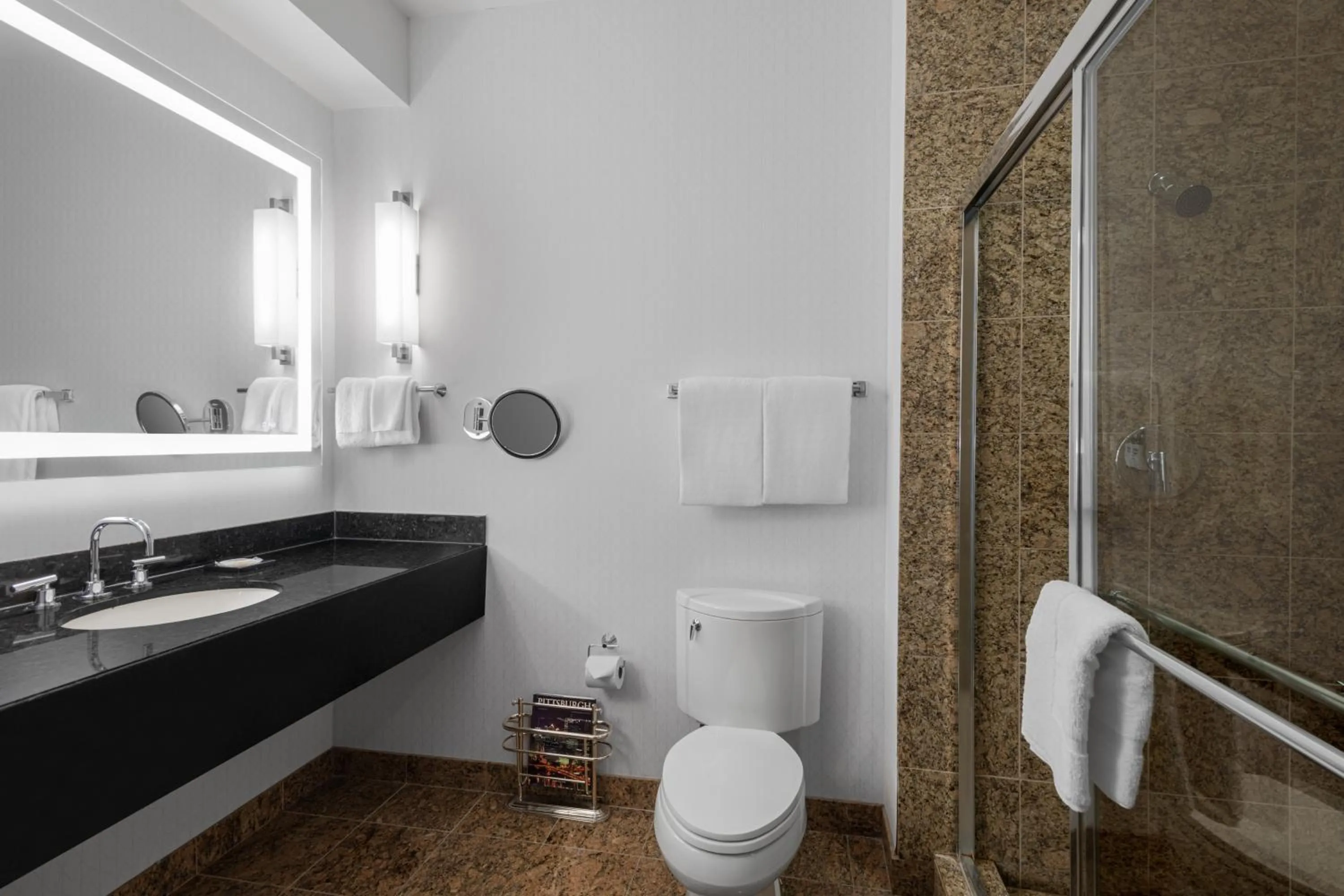 Shower in Hyatt Regency Pittsburgh International Airport