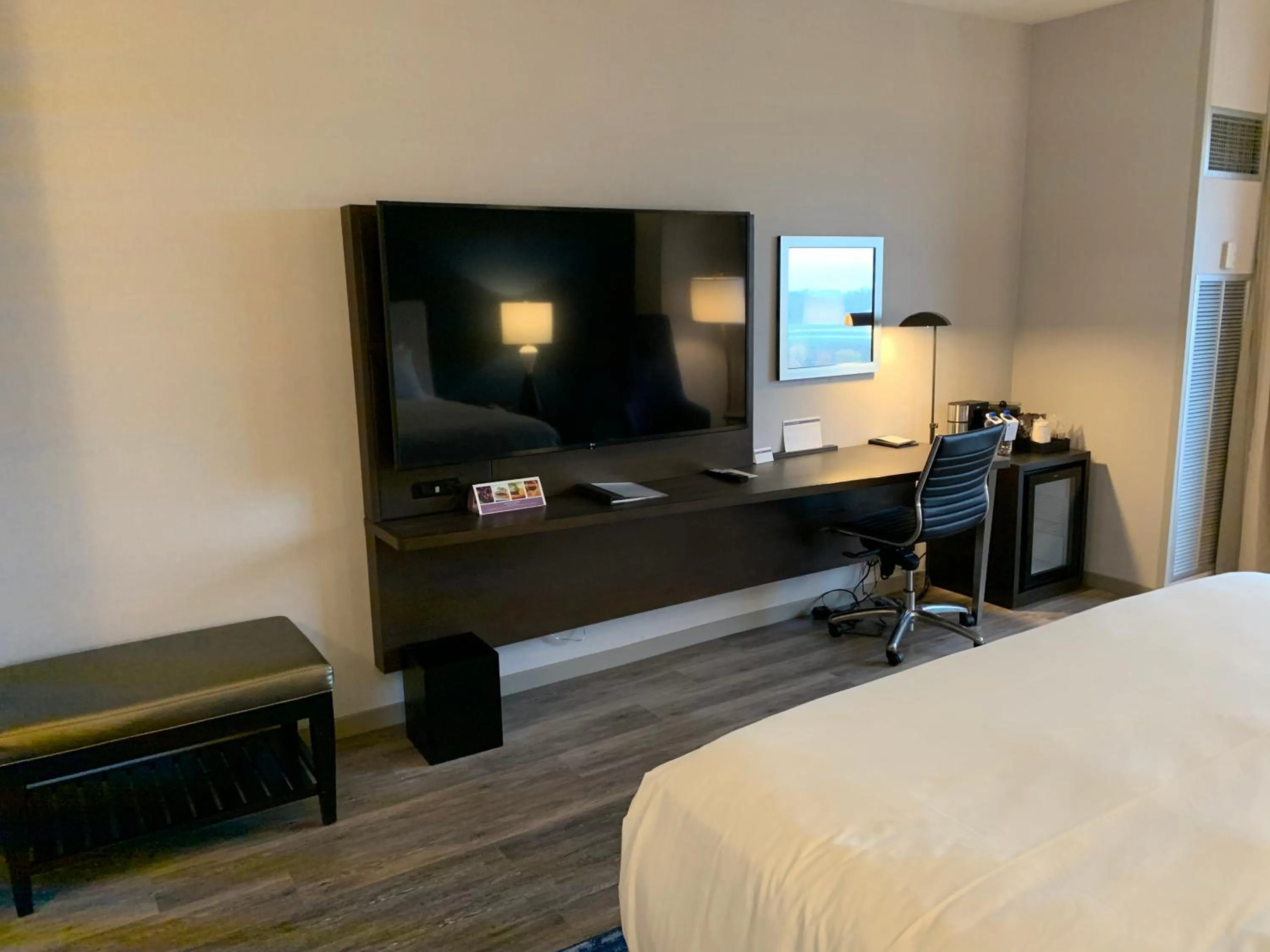 TV and multimedia, Bed in Hyatt Regency Pittsburgh International Airport