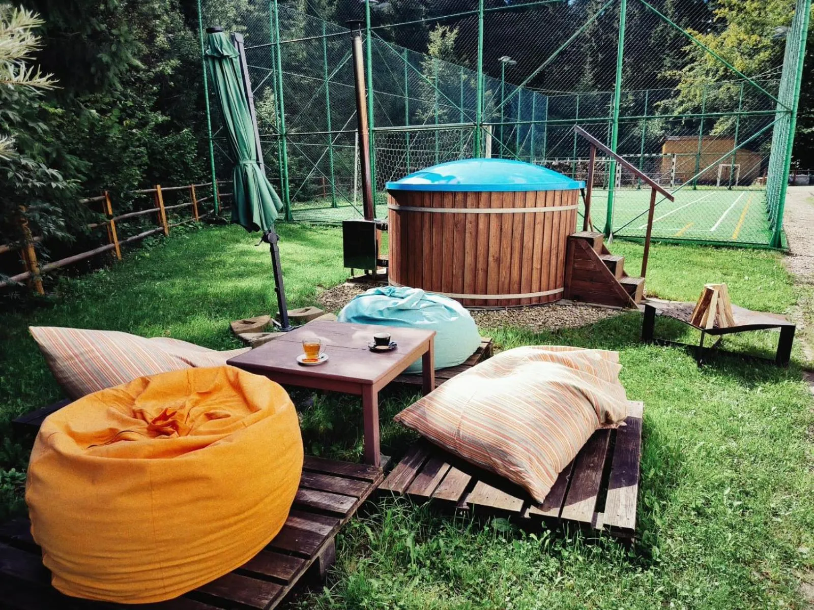 Seating area in Mountain-Rest Pension