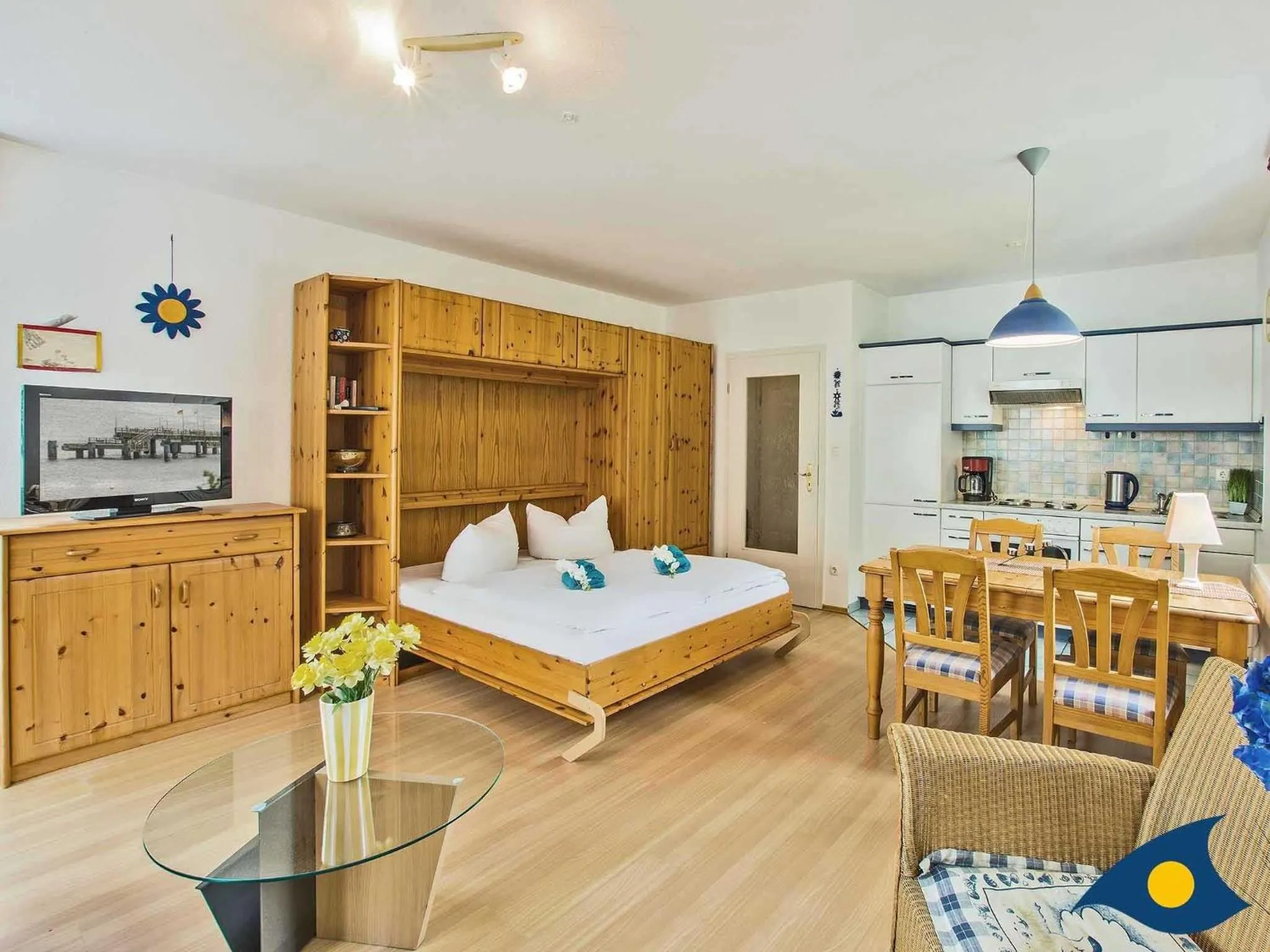 Bed in Villa Margot Whg 15