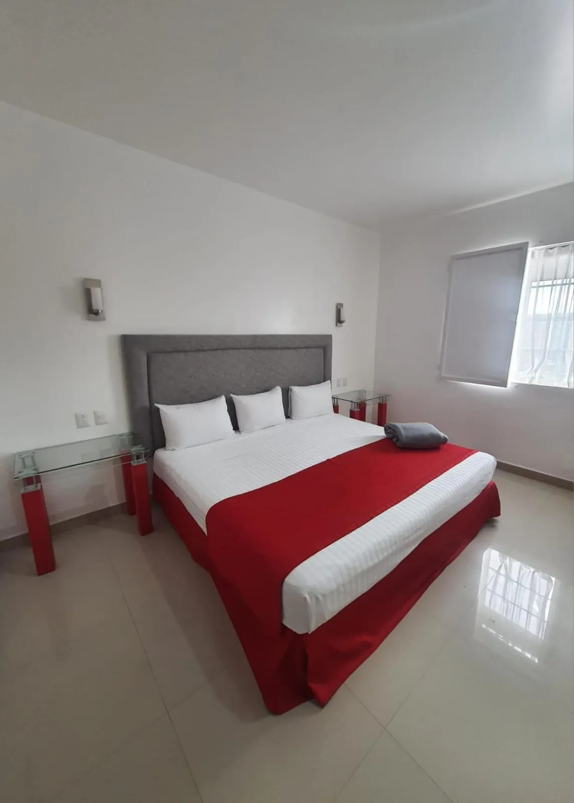 Bed in Hotel Zar La Paz