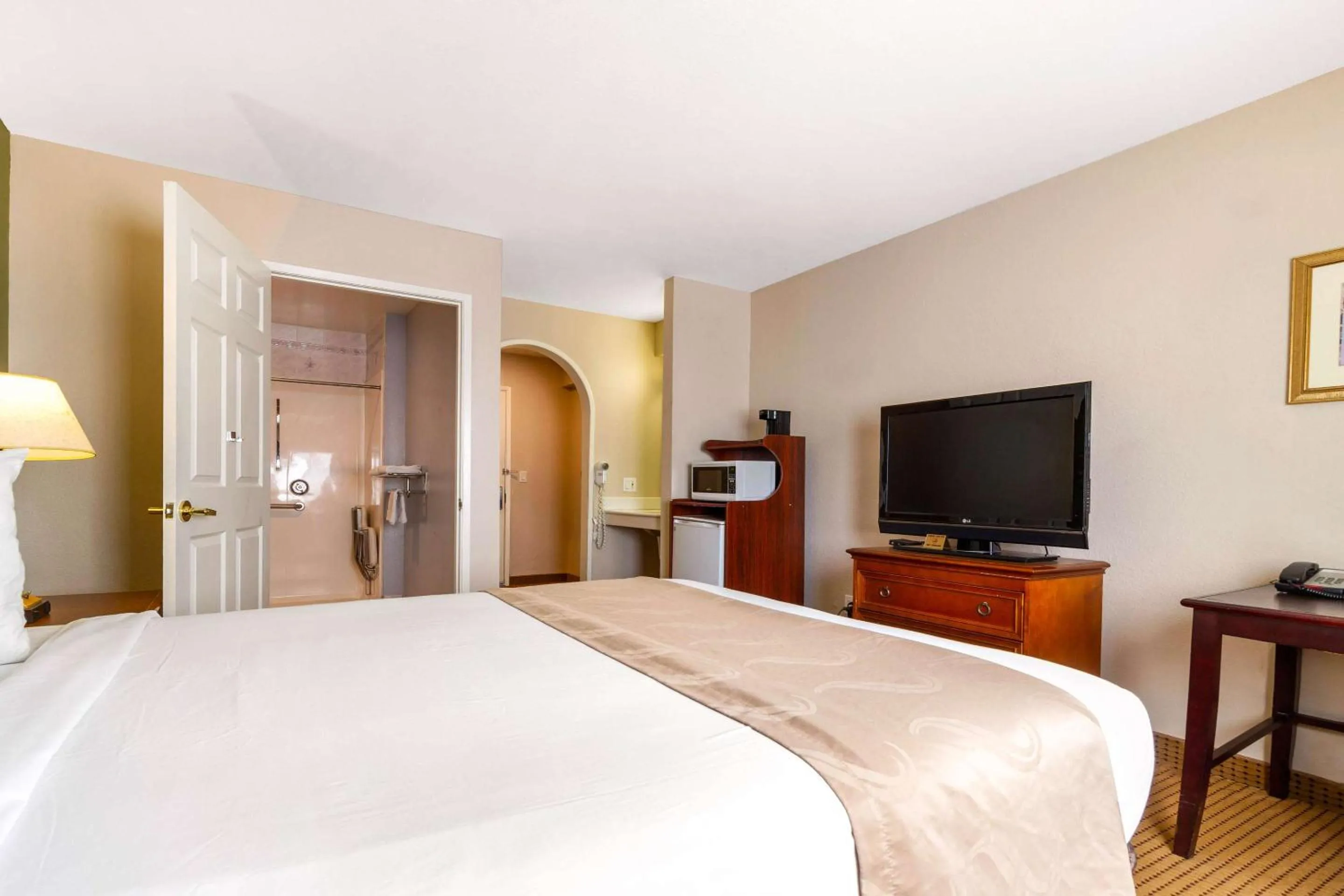 Bedroom in Rodeway Inn