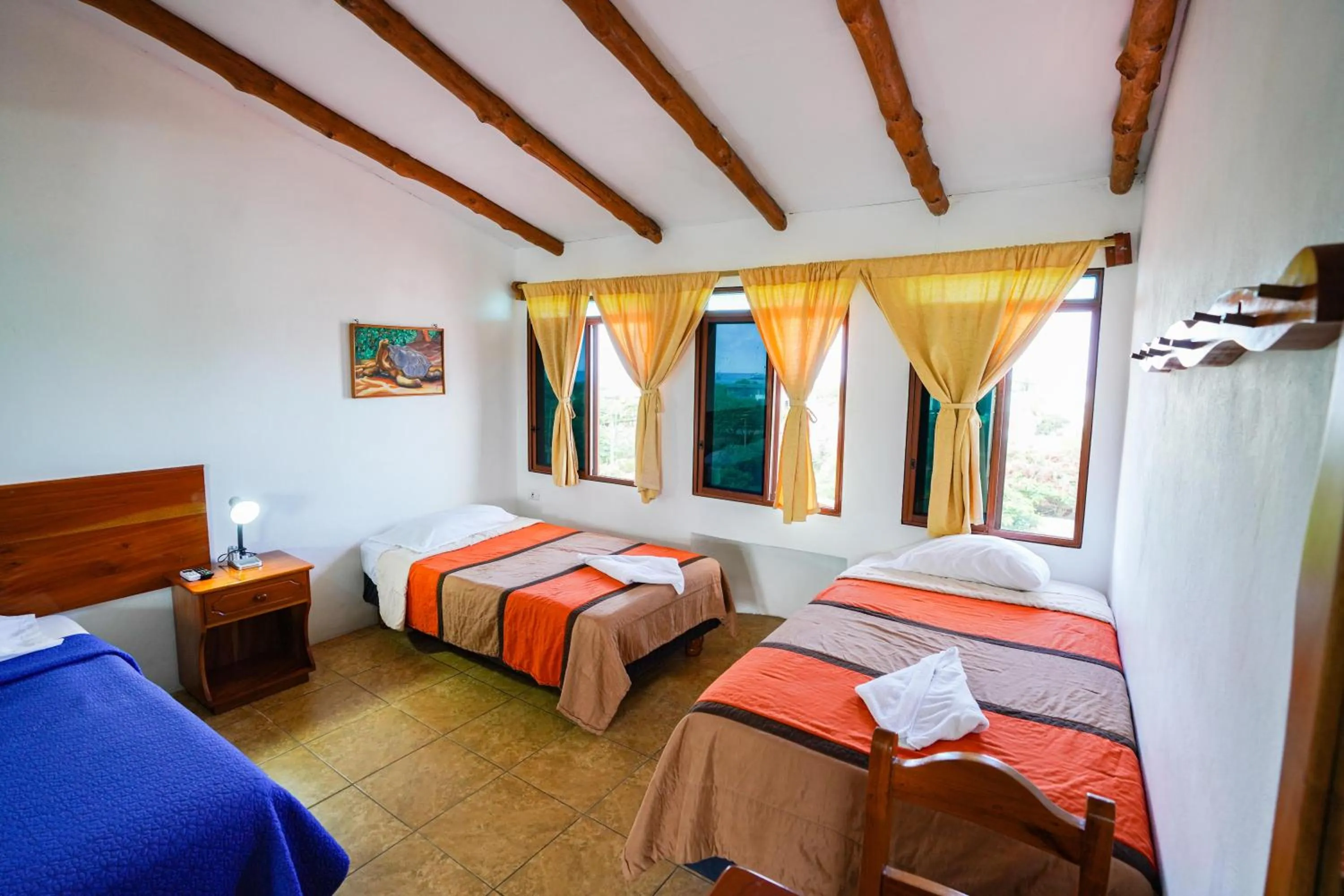 Bed in Galapagos Verde Azul