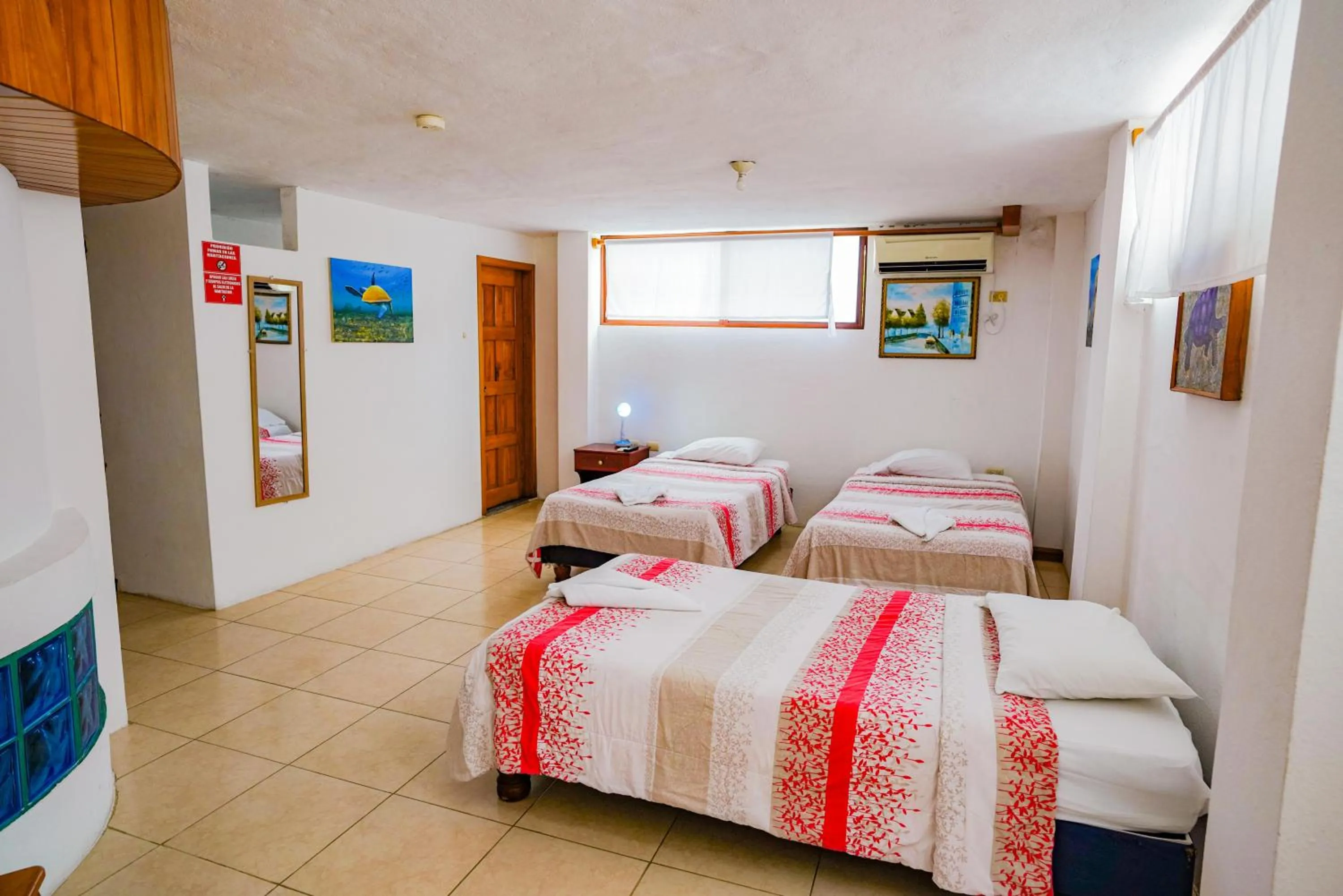 Bed in Galapagos Verde Azul