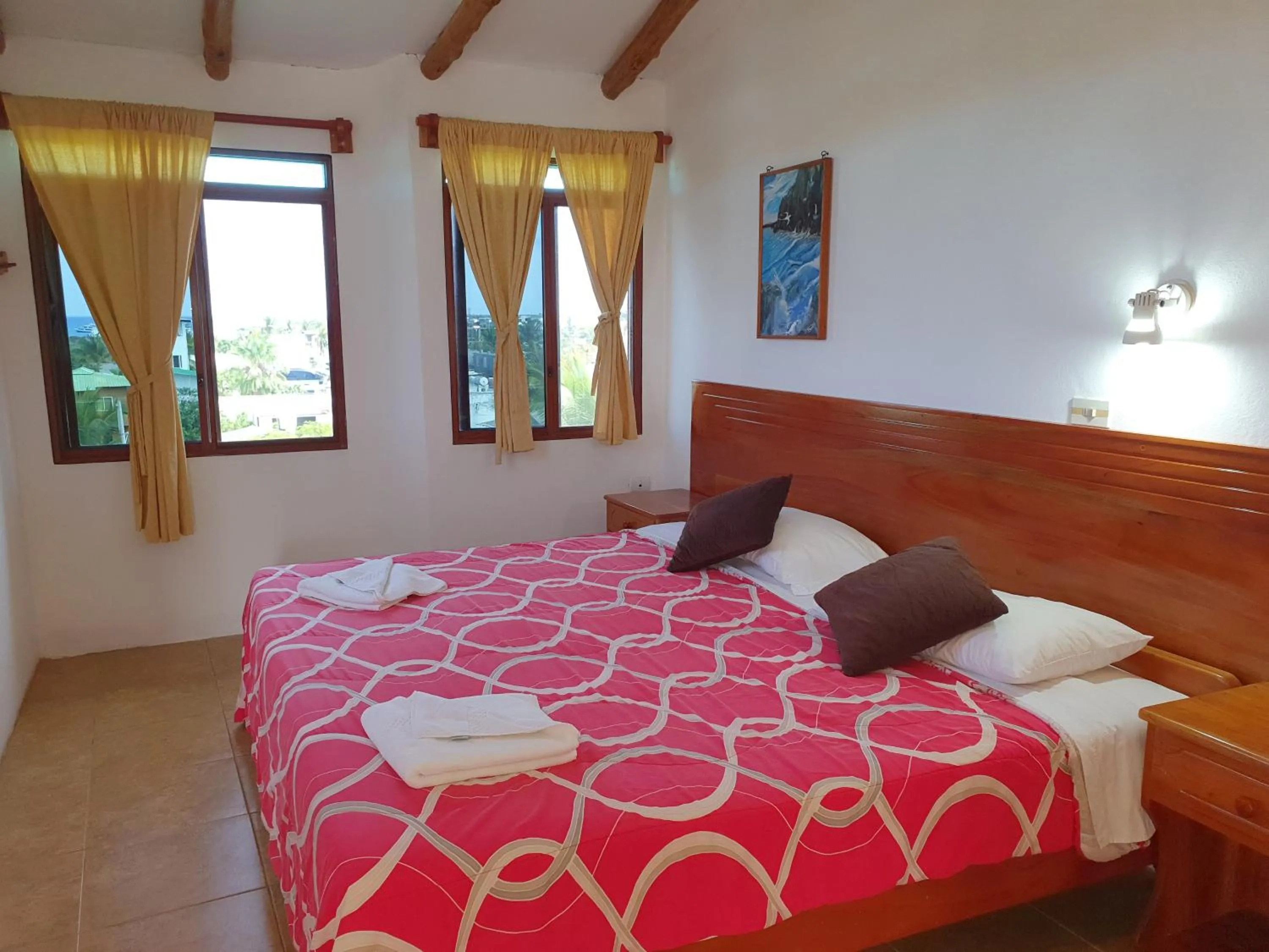 Bird's eye view, Bed in Galapagos Verde Azul