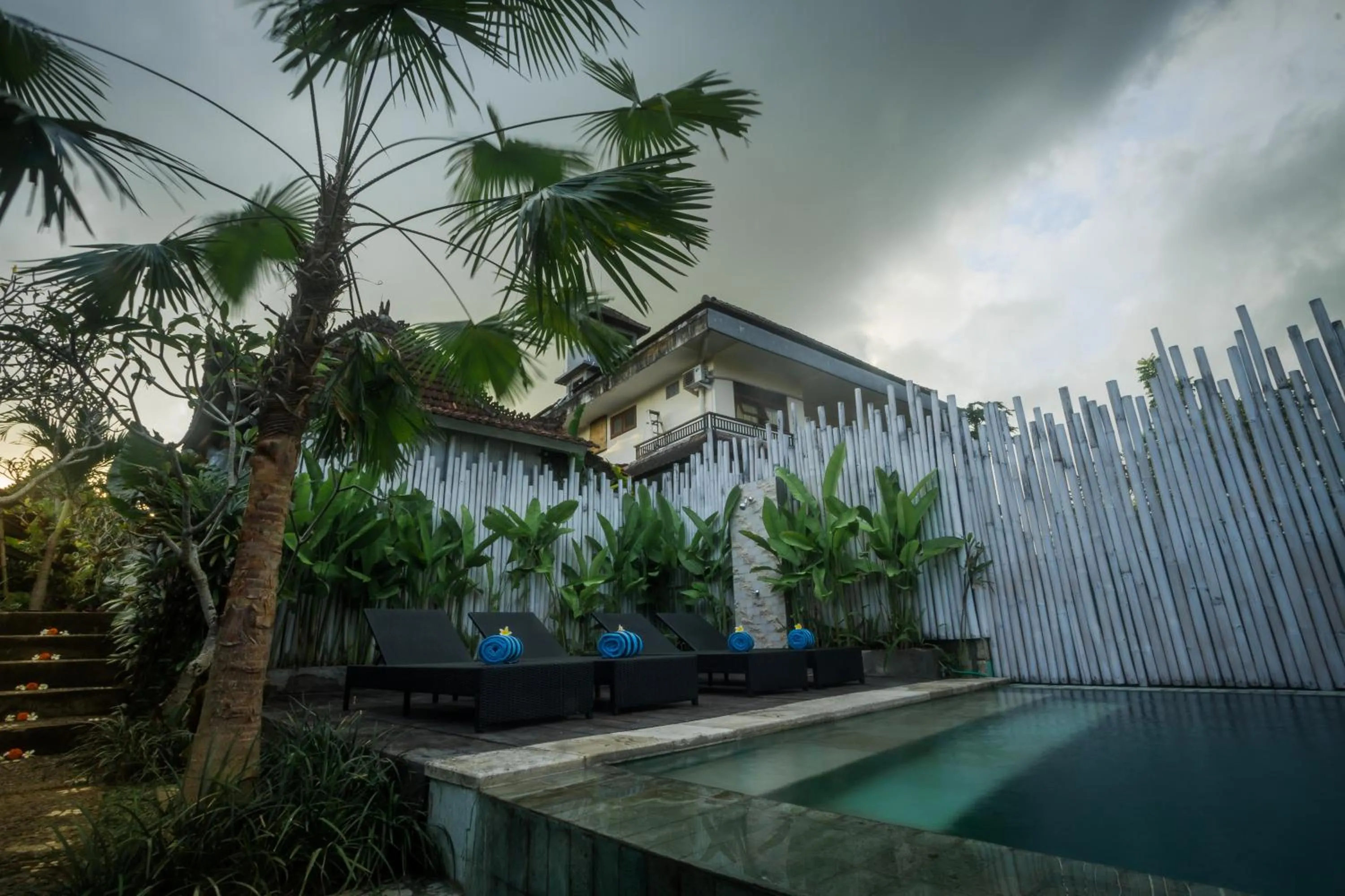 Pool view in Green Taman Ubud by Prasi