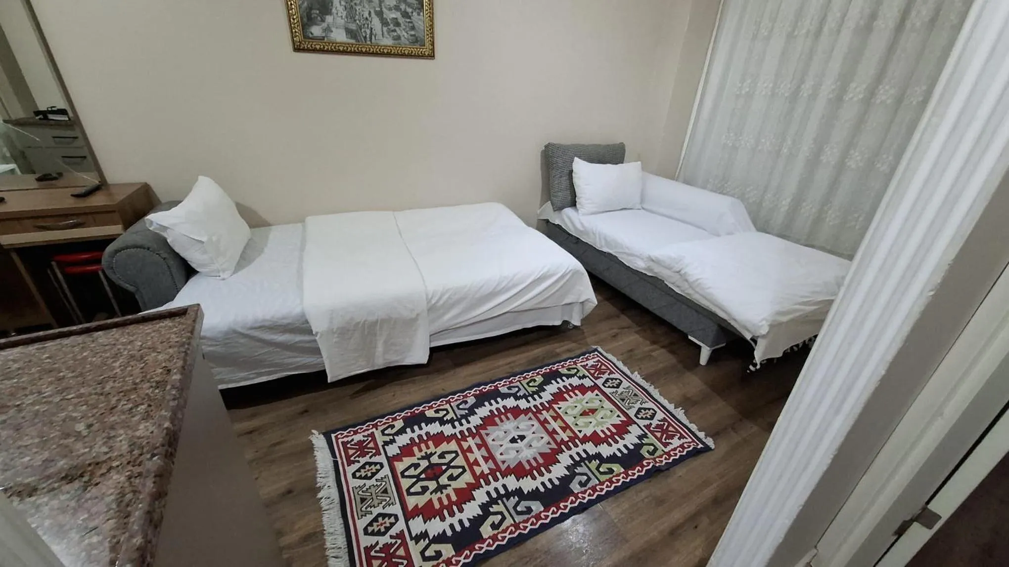 Bed in Burak Apart