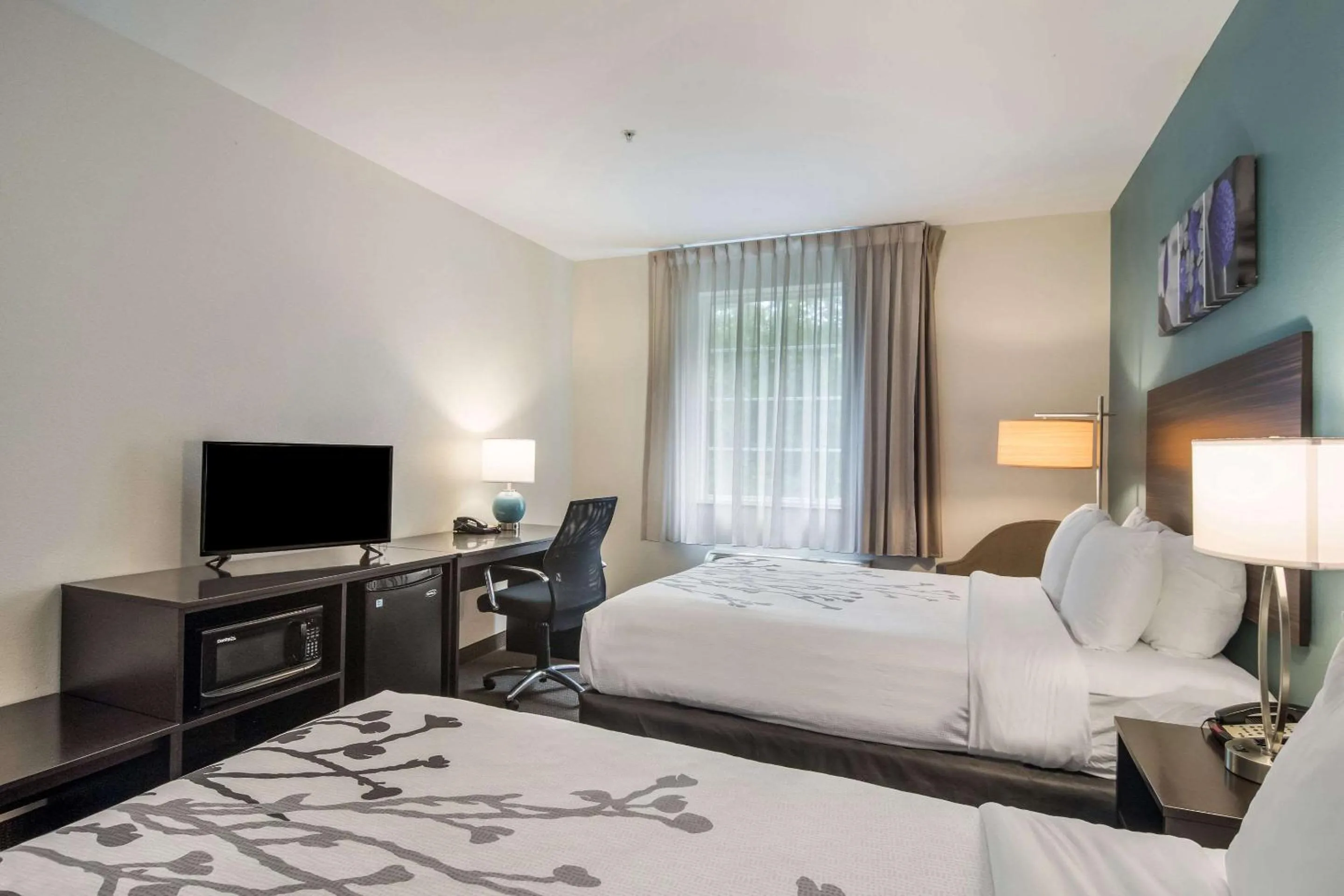 Photo of the whole room, Bed in Sleep Inn & Suites At Kennesaw State University