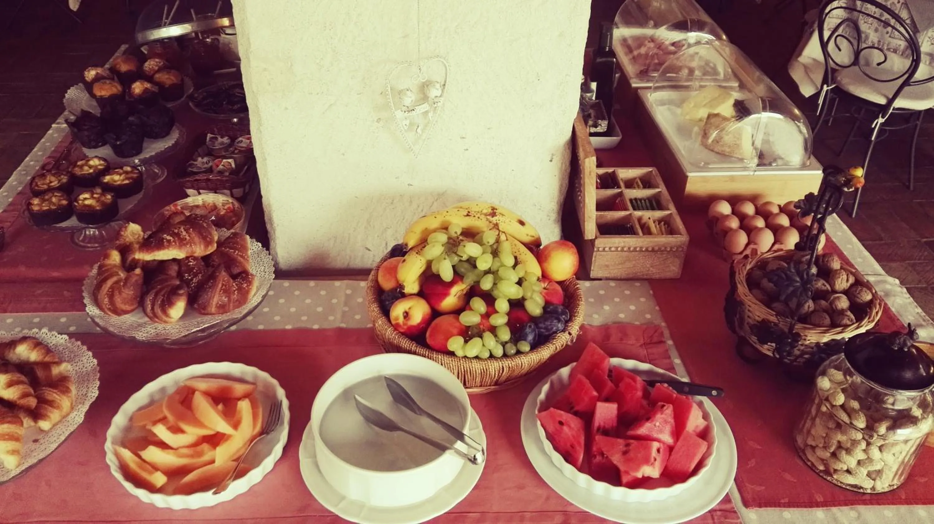 Food in Musella Winery & Relais