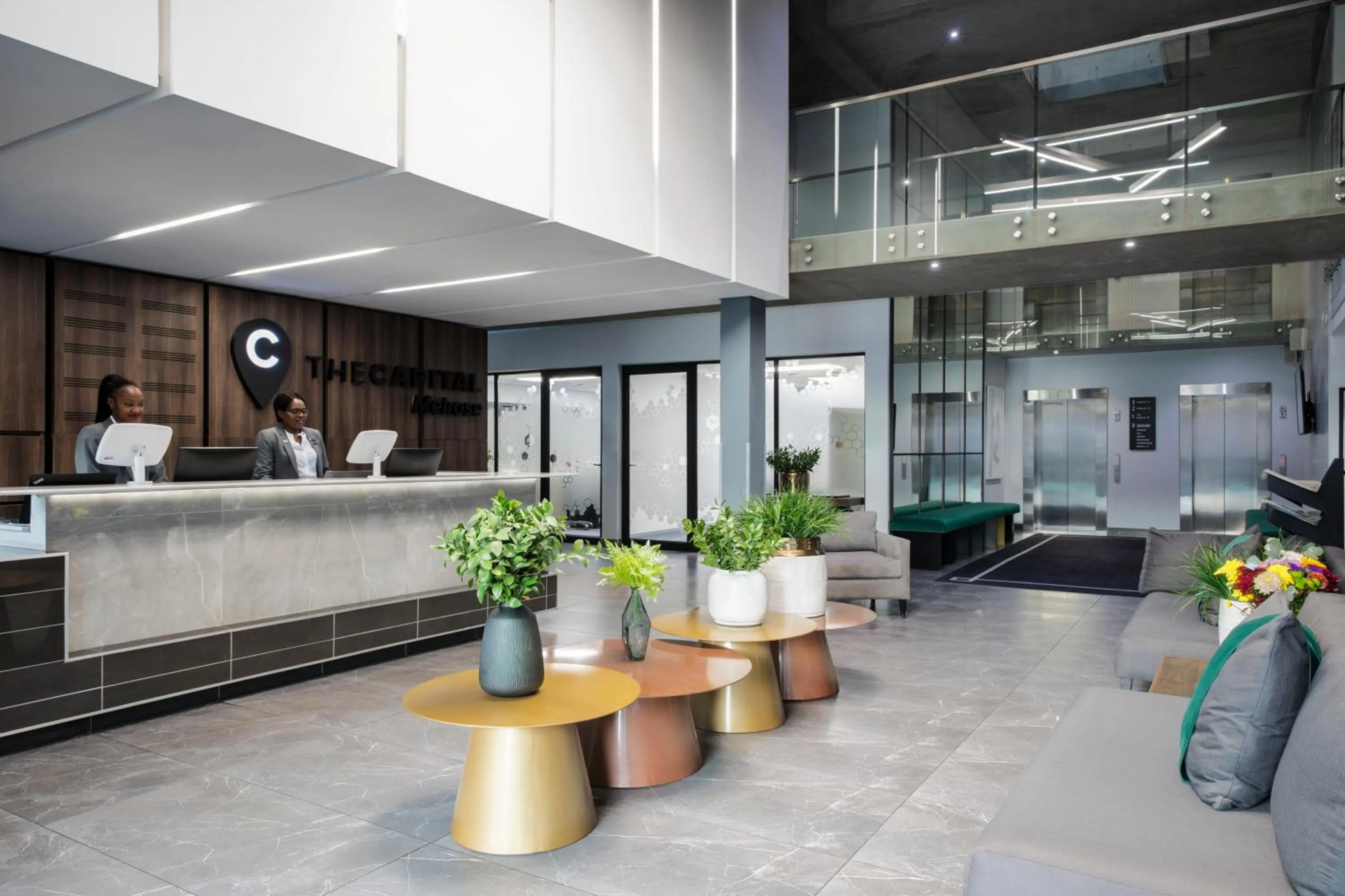 Lobby or reception in The Capital Melrose