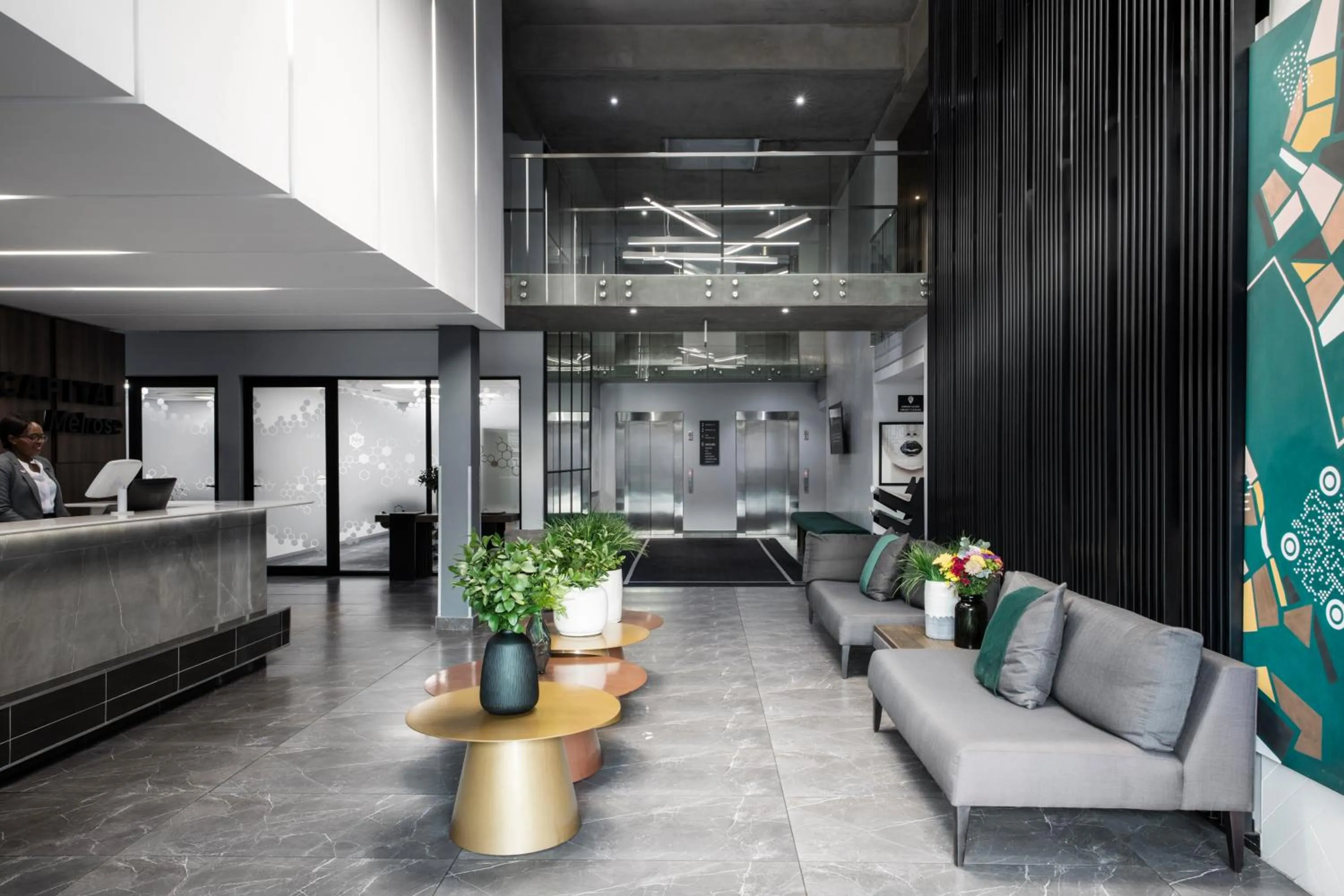 Lobby or reception in The Capital Melrose