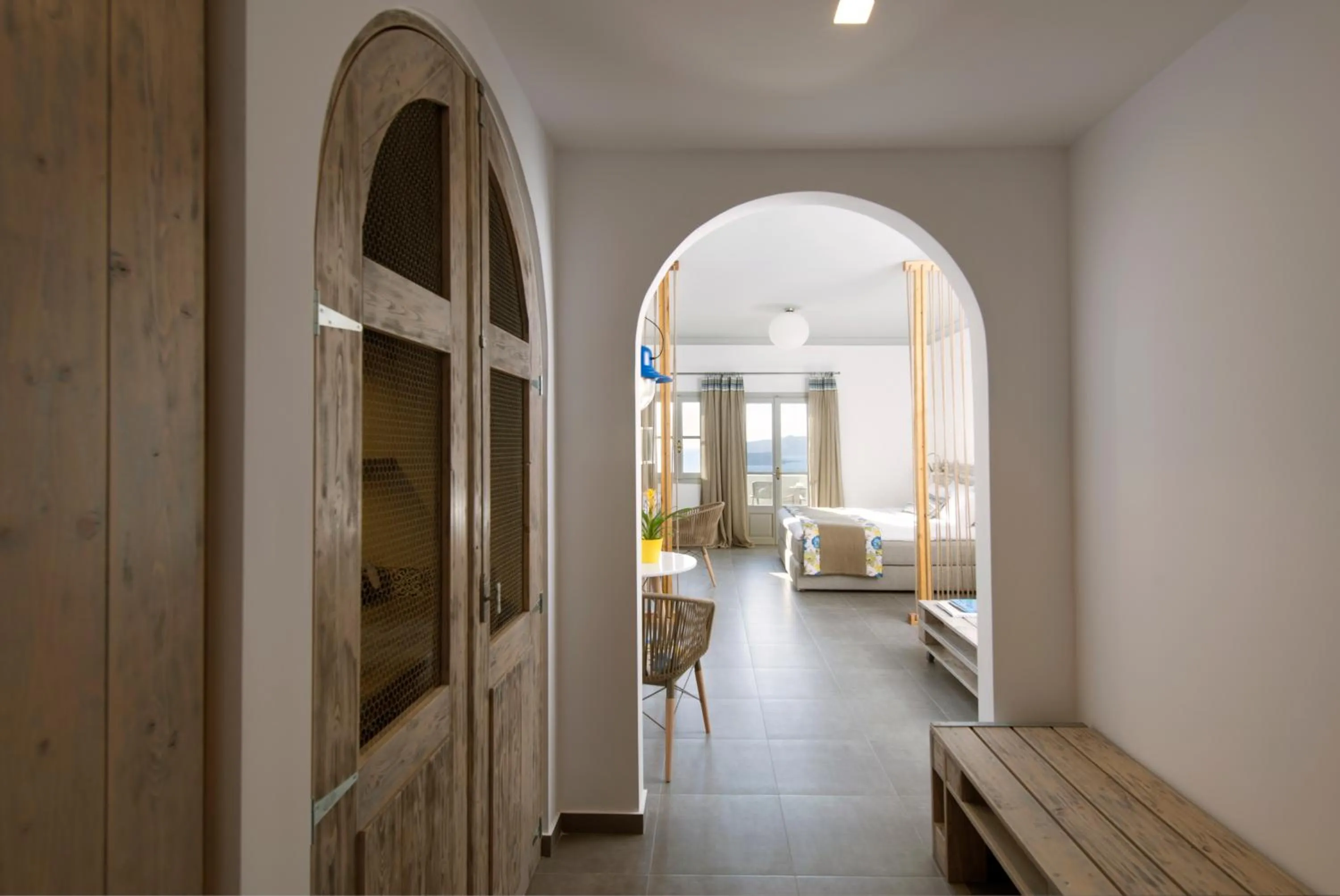 Decorative detail in Caldera's Dolphin Suites