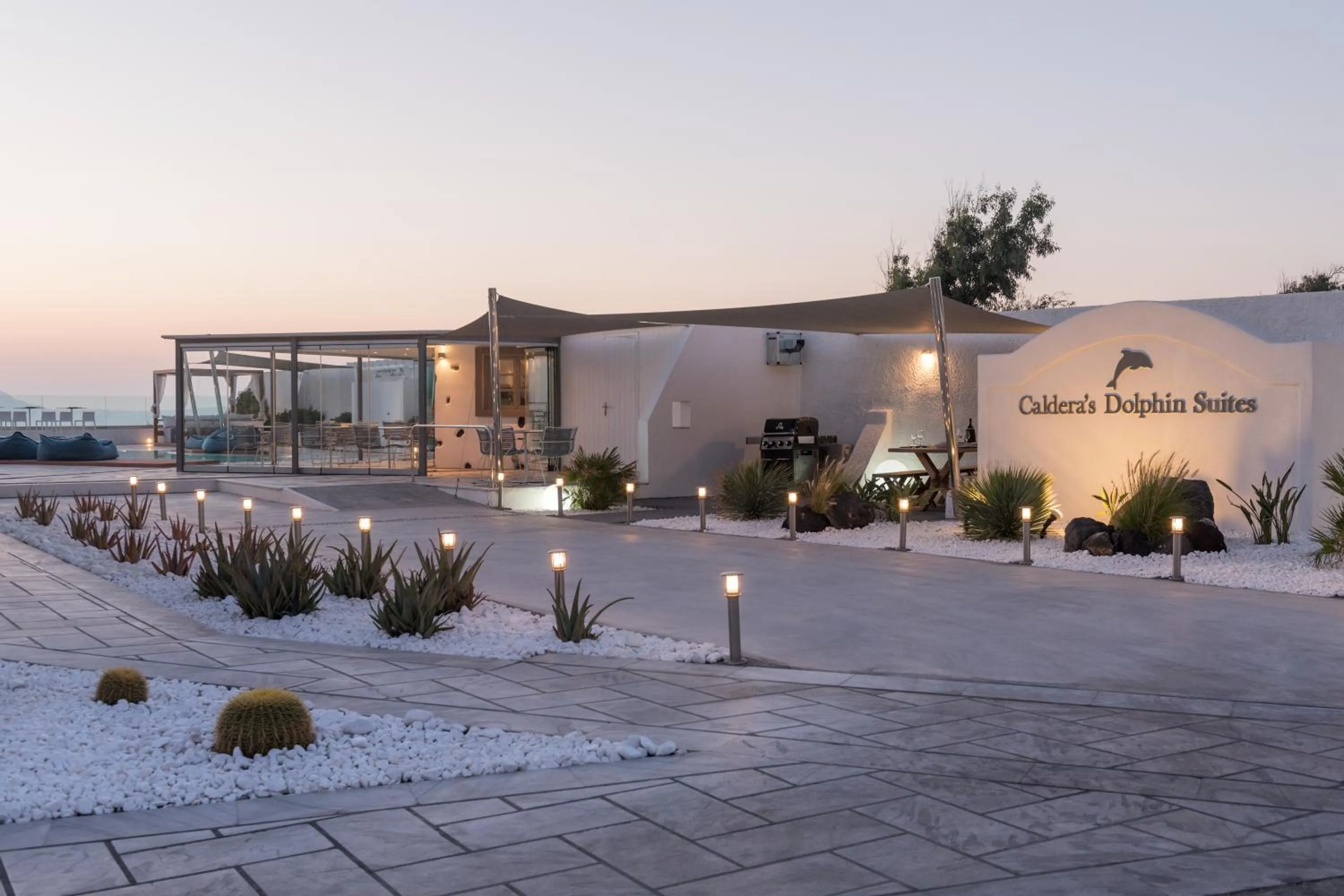 Nearby landmark in Caldera's Dolphin Suites