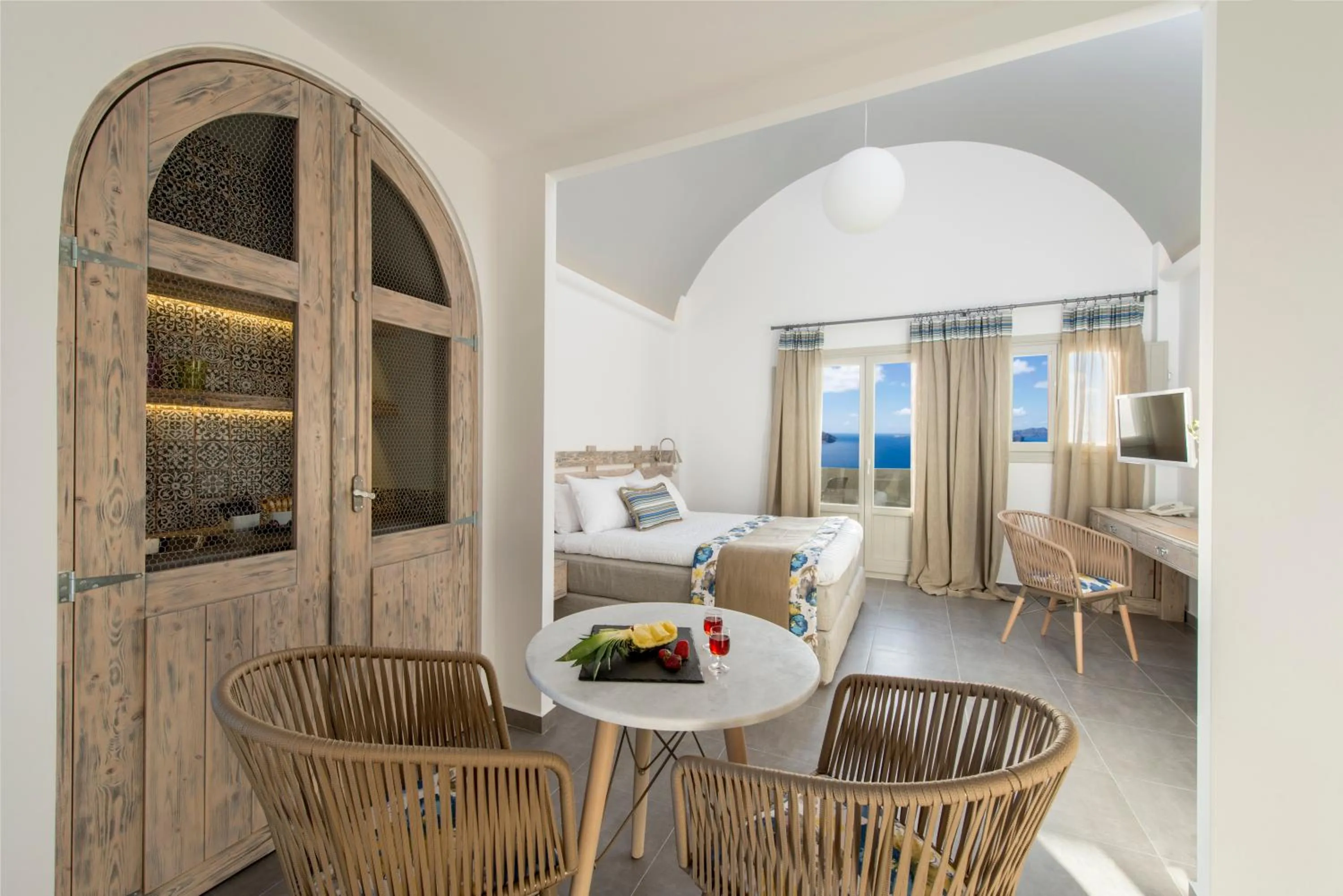 Photo of the whole room in Caldera's Dolphin Suites