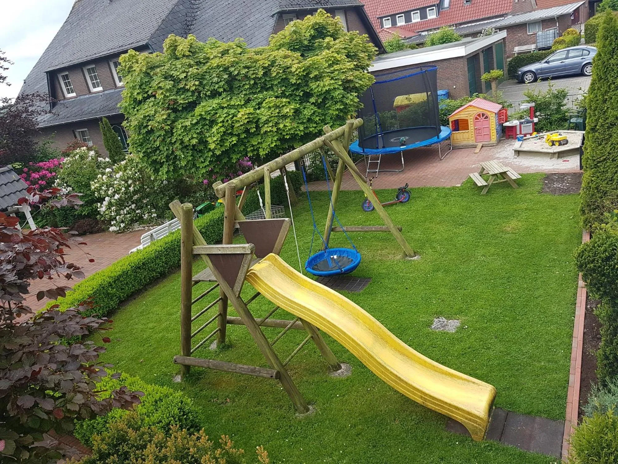 Patio in Hausnordlicht Dachspitze