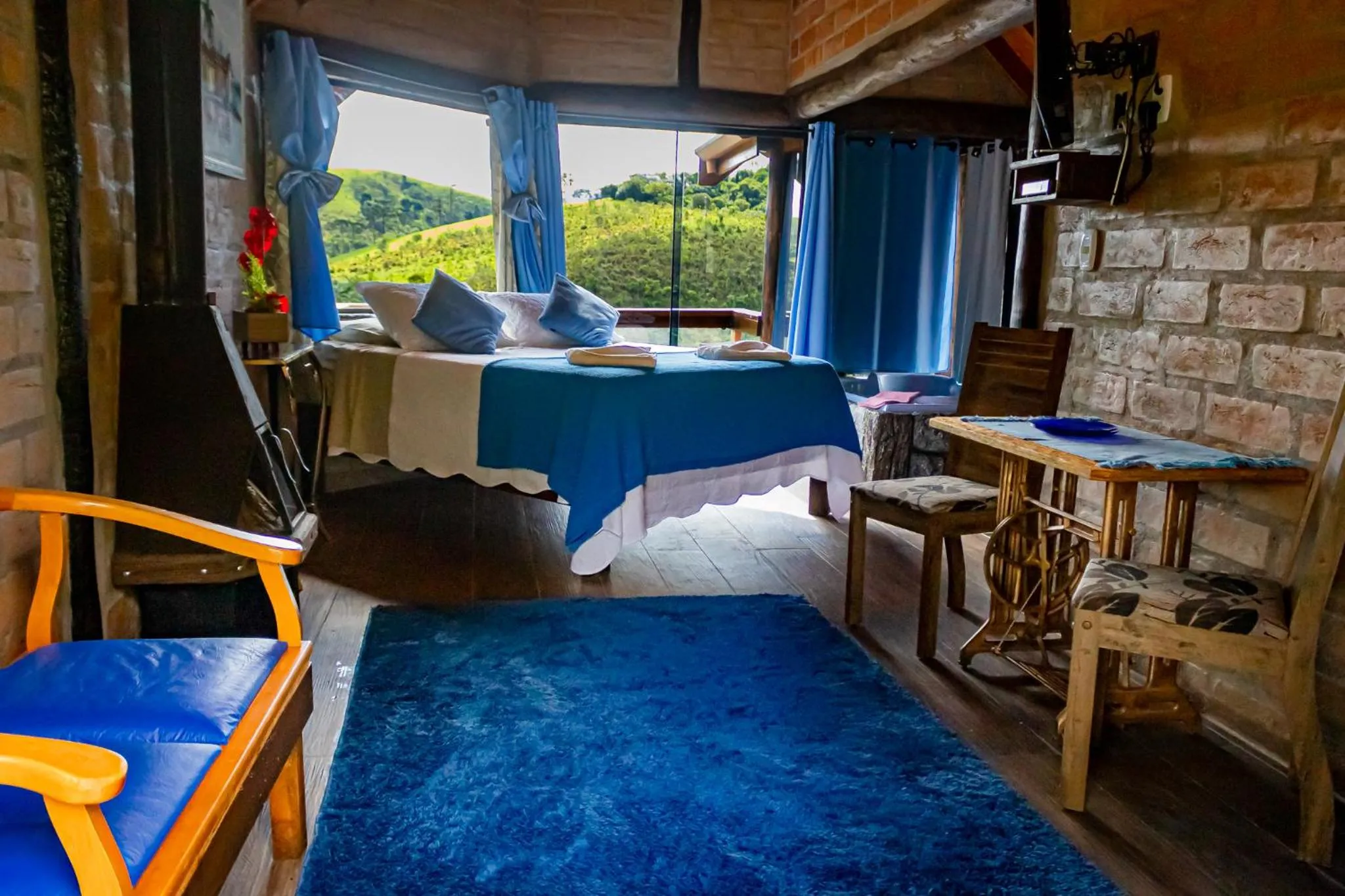Bedroom in Pousada Chalé Sol Nascente