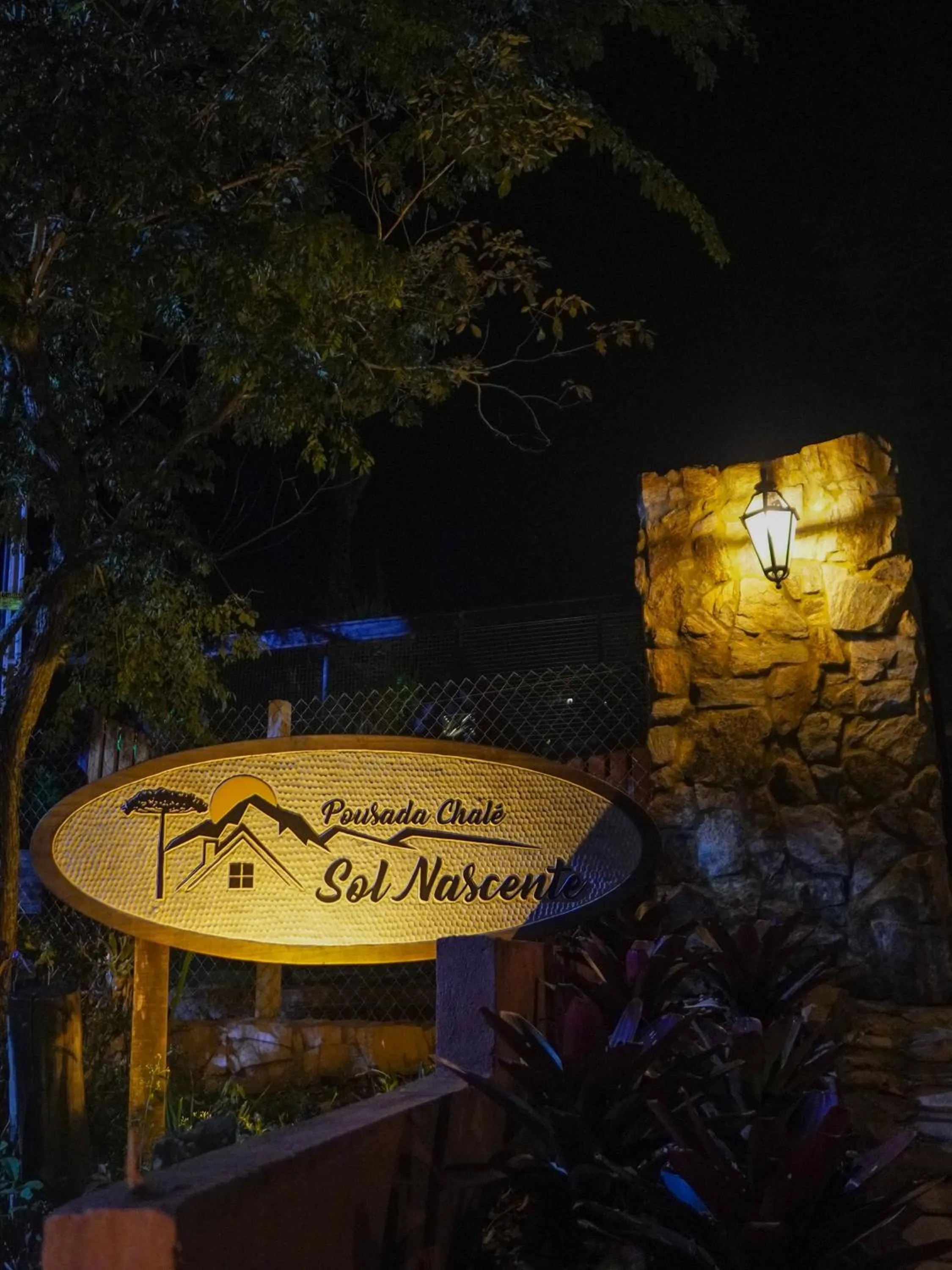 Night in Pousada Chalé Sol Nascente