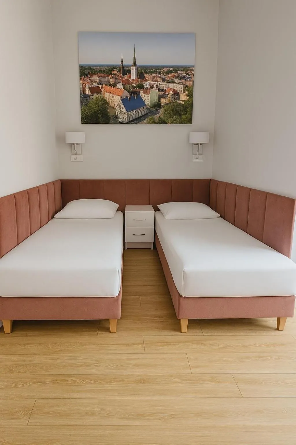 Bed in Dworek Różany Hotel & Restauracja