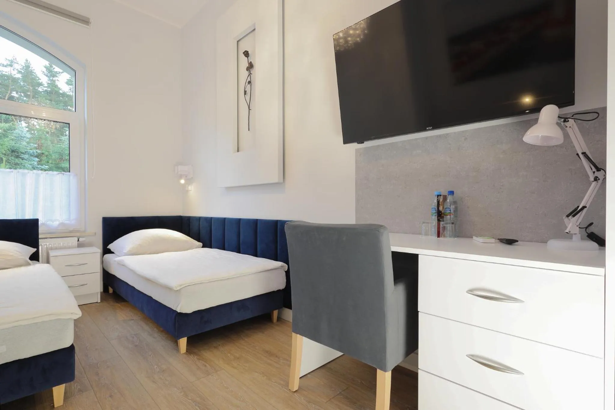 Bed in Dworek Różany Hotel & Restauracja