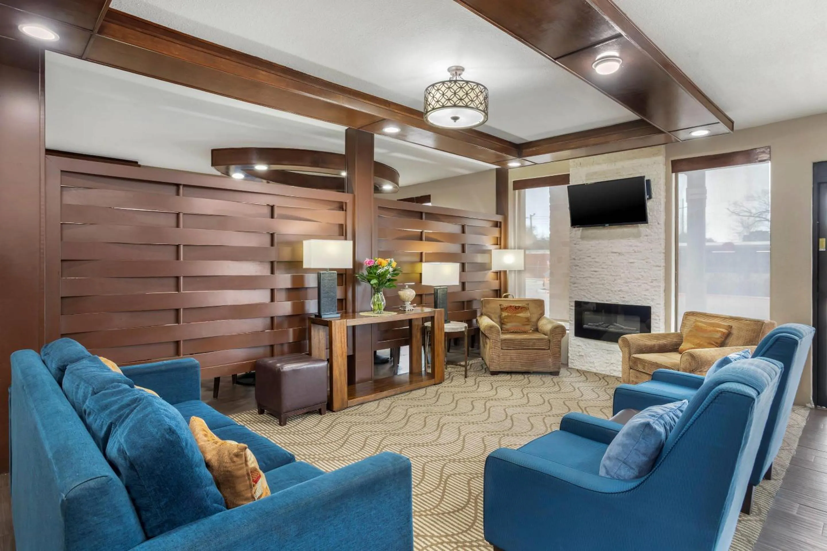Lobby or reception in Comfort Suites Brenham