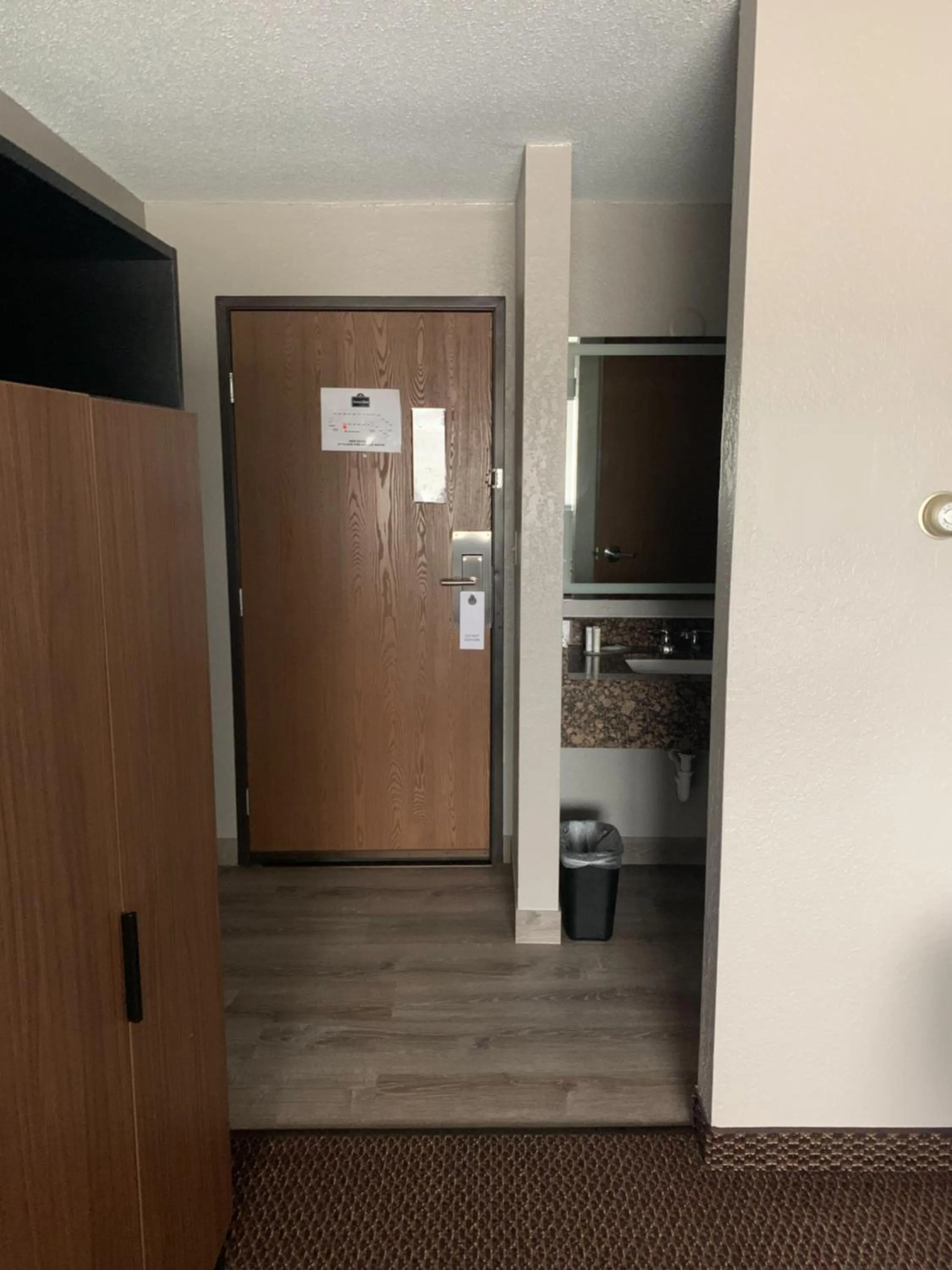 wardrobe in AmericInn by Wyndham New Richmond