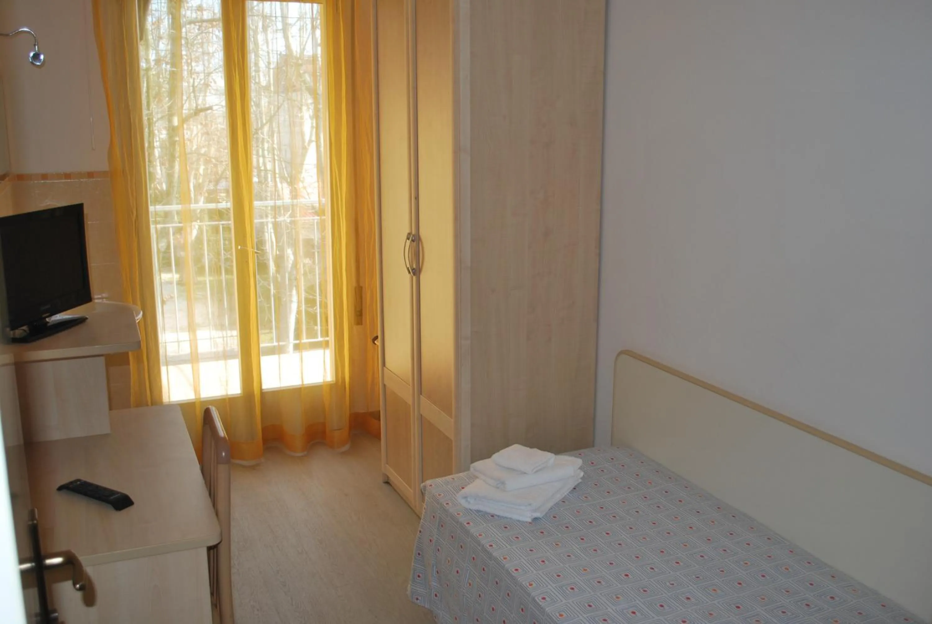 Bed in Hotel Cristoforo Colombo