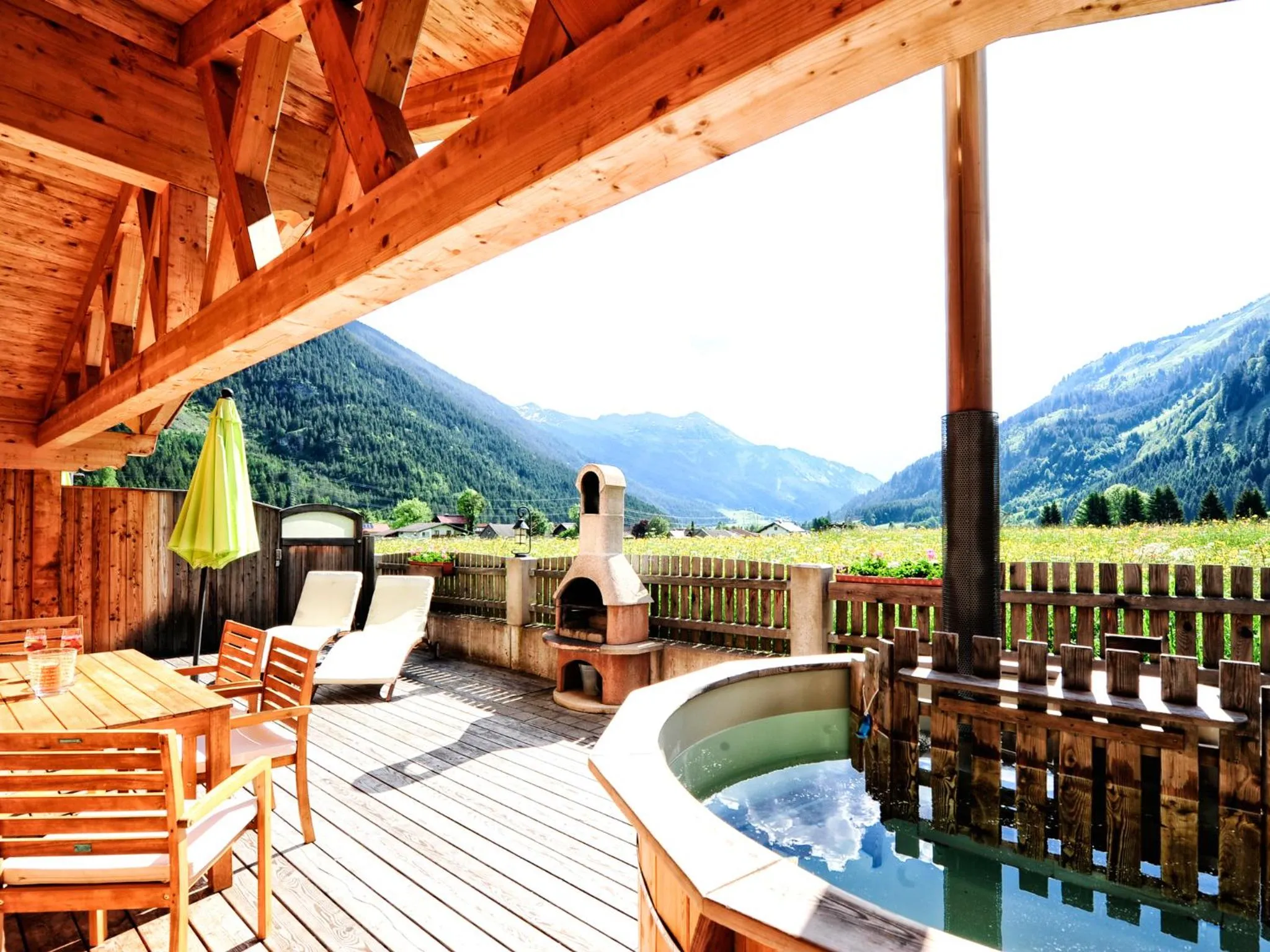 View (from property/room) in Luxury Chalets Wiesenruh