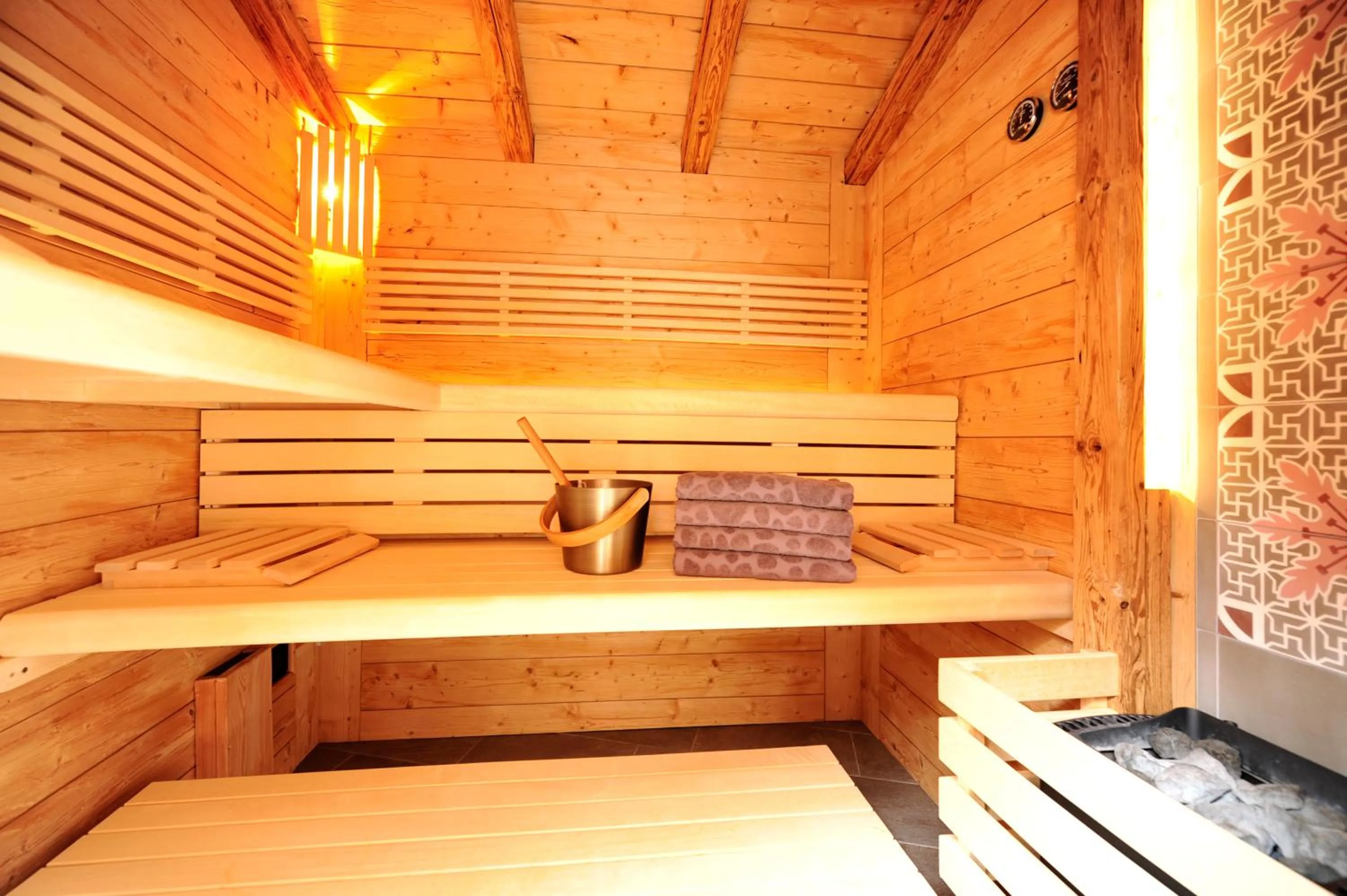 Sauna in Luxury Chalets Wiesenruh