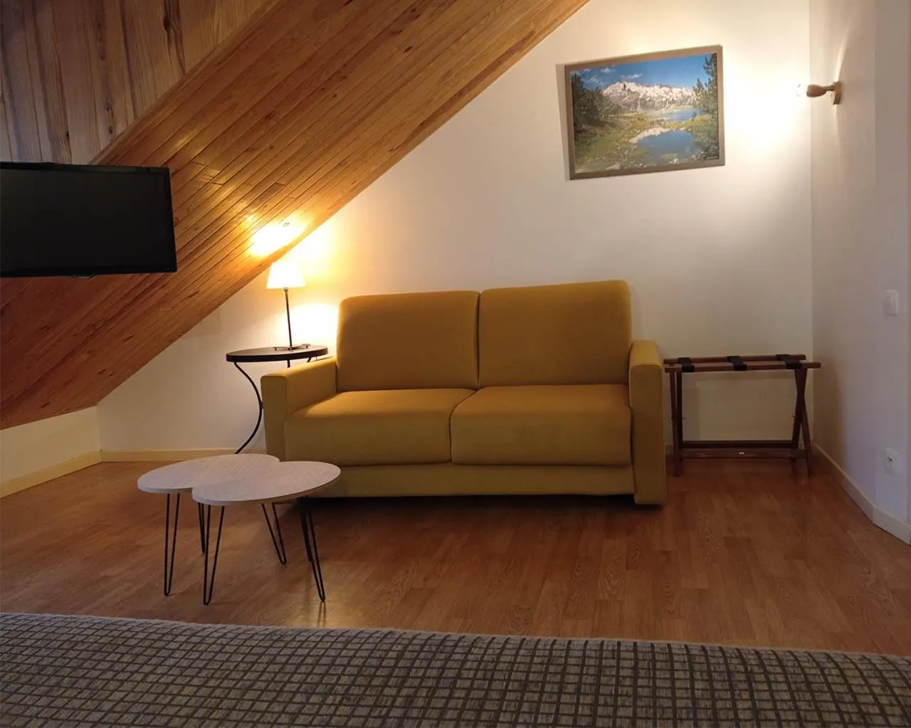 Bedroom in Hôtel de la Gare