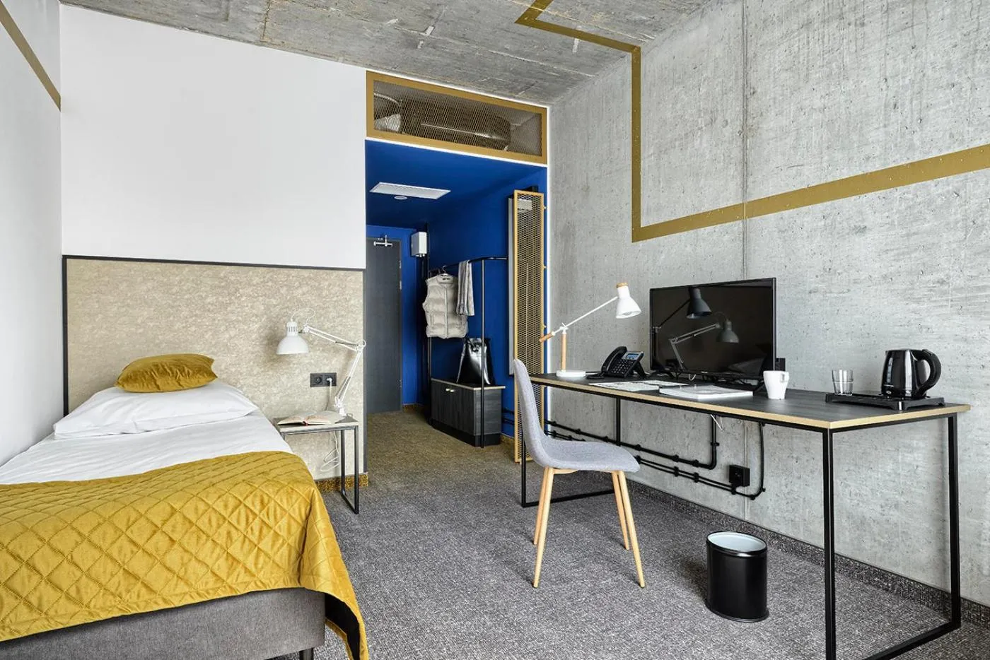 Photo of the whole room, Bed in Hotel Arche Geologiczna