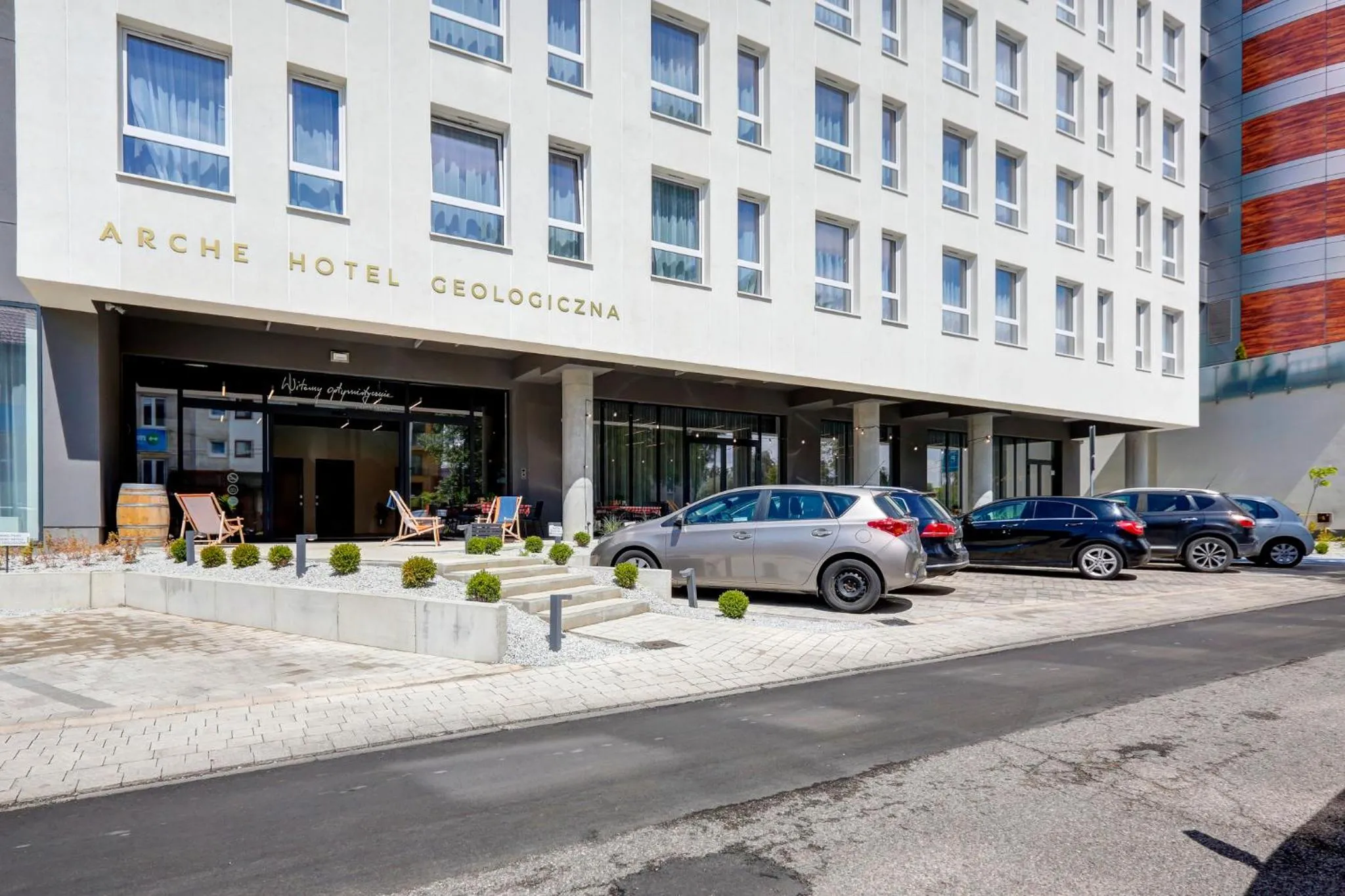 Property building in Hotel Arche Geologiczna