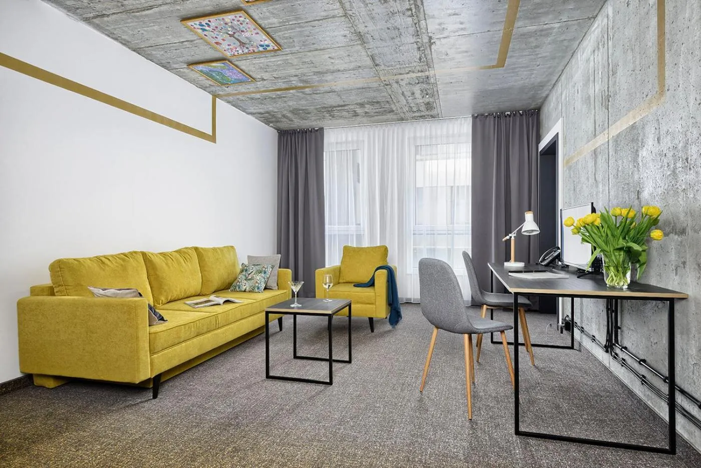 Living room in Hotel Arche Geologiczna