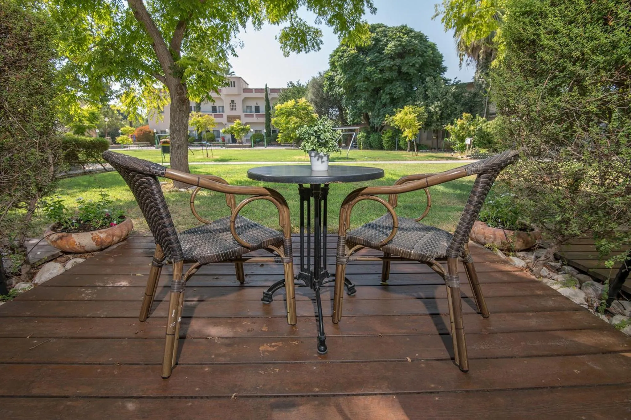 Garden view in Degania Bet Kibbutz Country Lodging