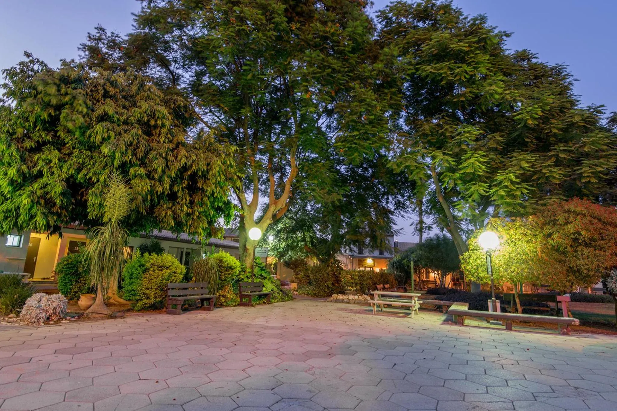 Garden view in Degania Bet Kibbutz Country Lodging