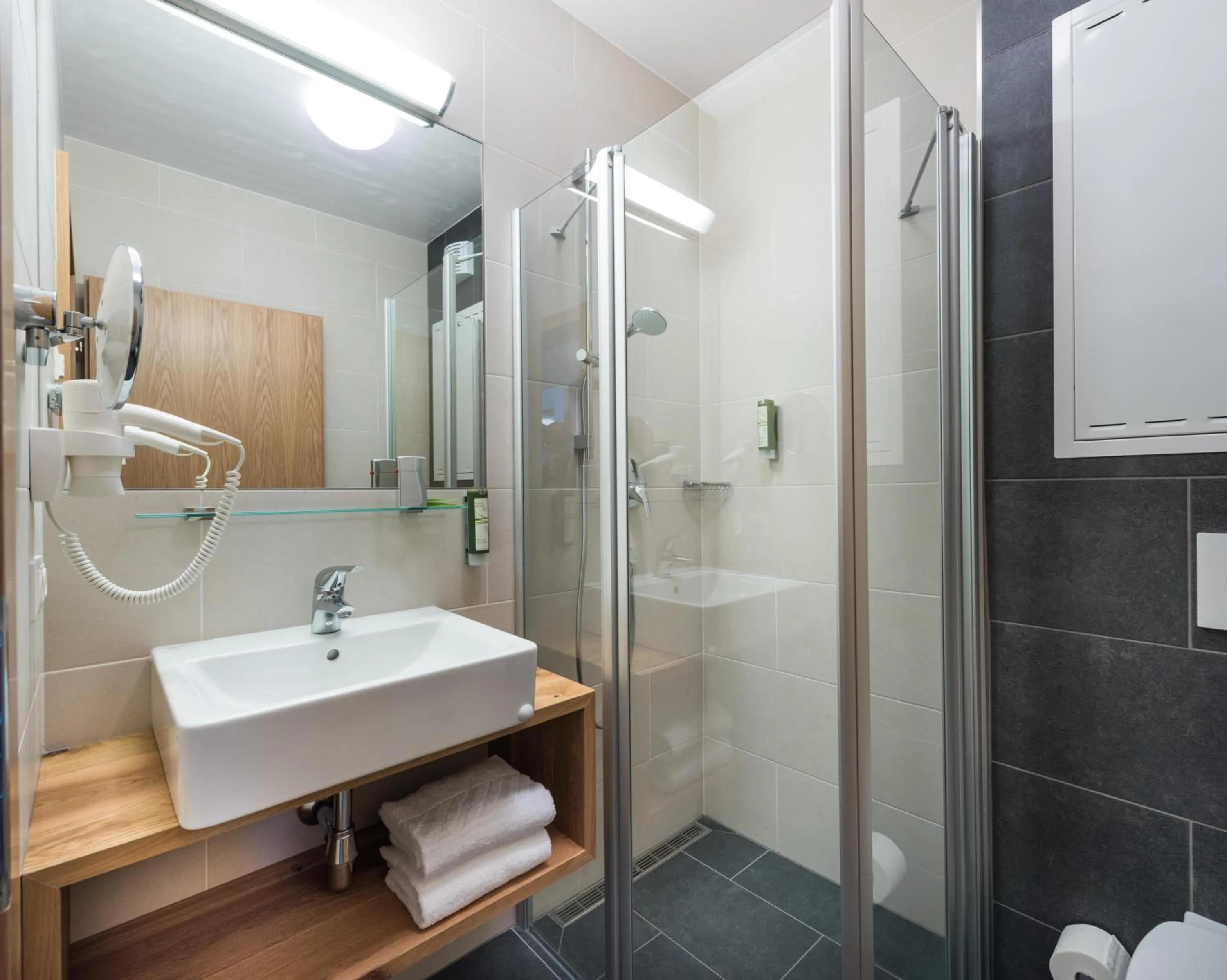 Bathroom in AlpenParks Chalet & Apartment AreitXpress