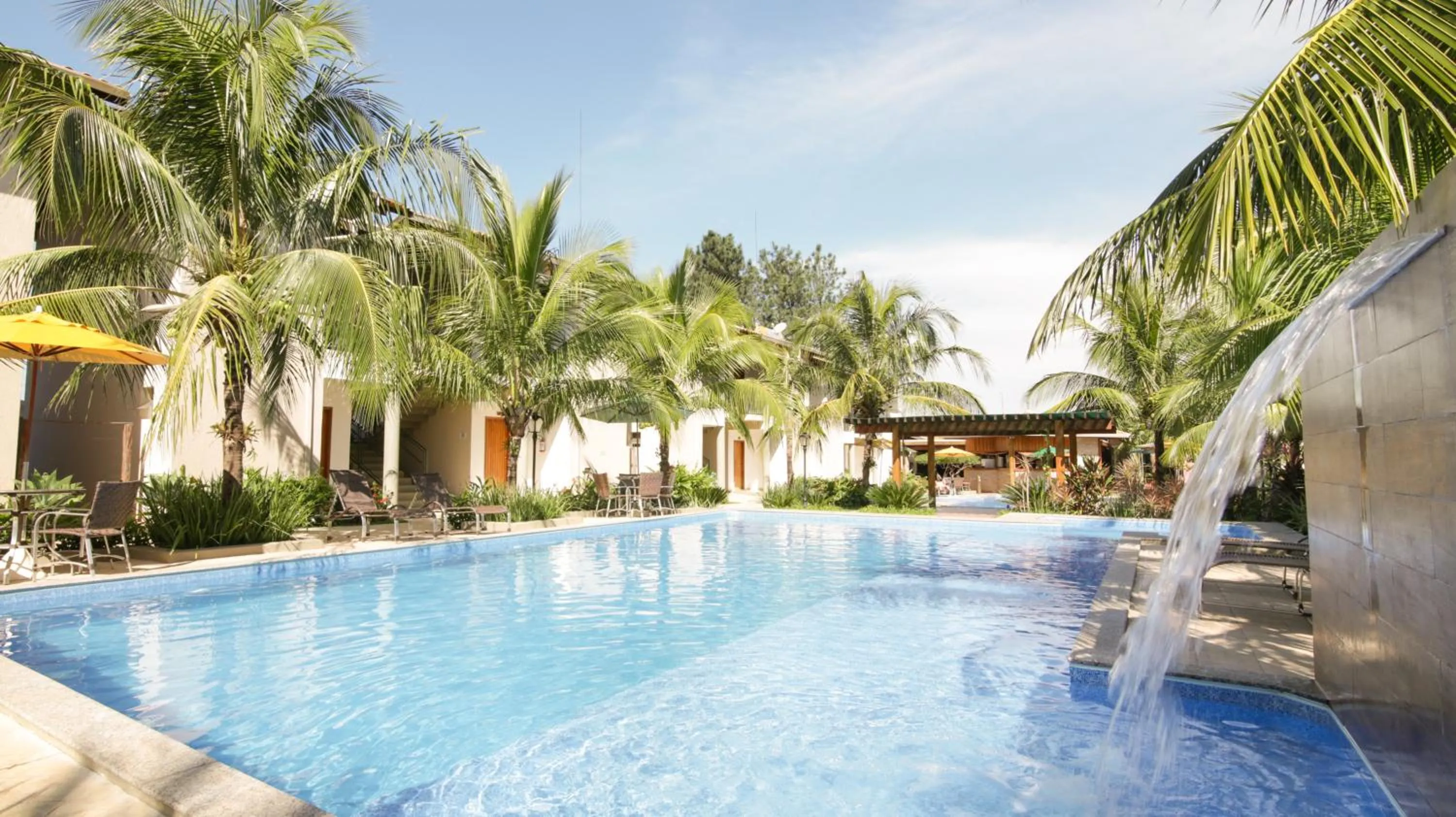 Pool view in Pousada Vitalis