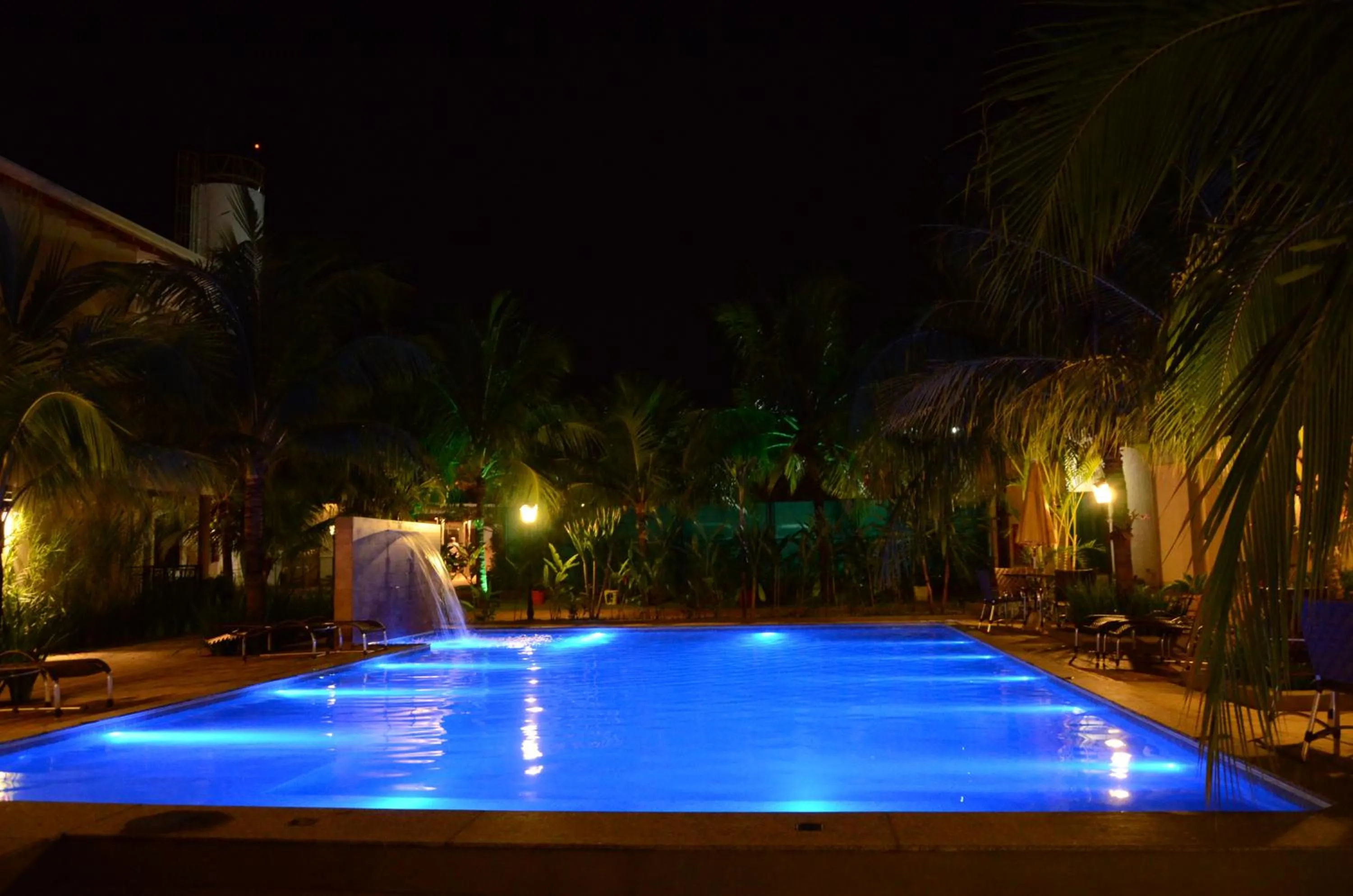 Pool view in Pousada Vitalis