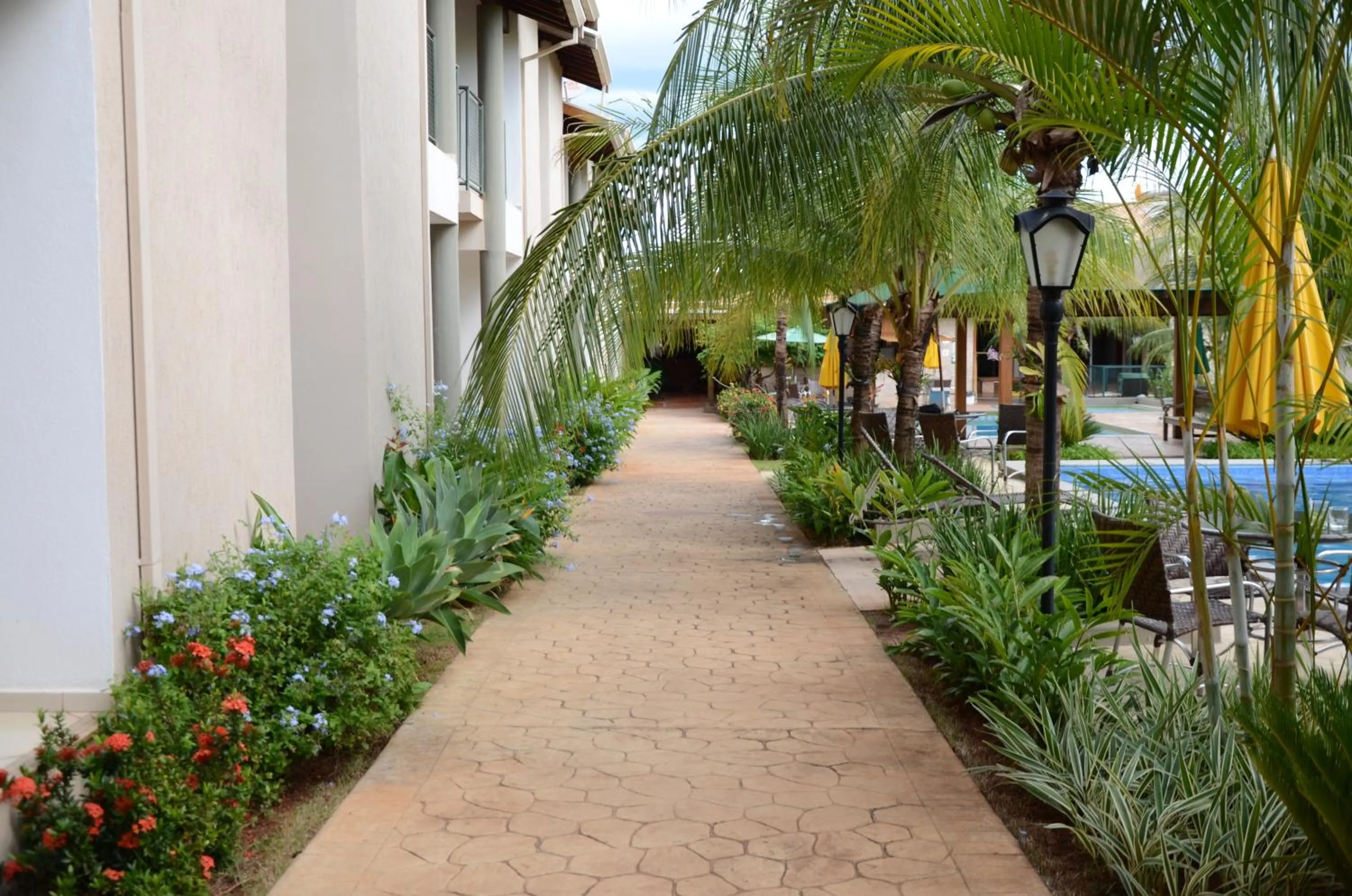 Garden view in Pousada Vitalis